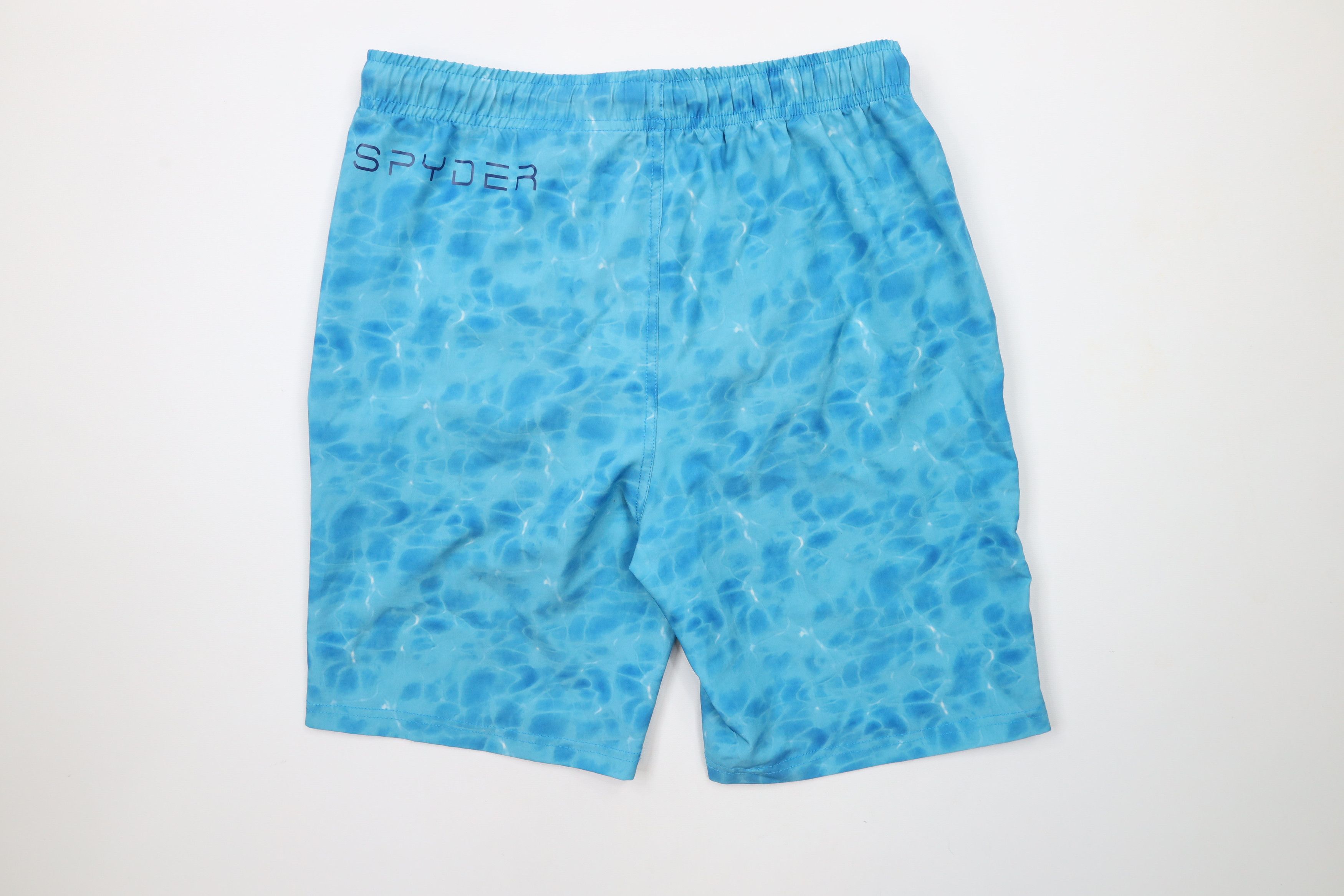 Spyder × Vintage Spyder Swim Acid Wash Stretch Lined Shorts Trunks Blue Size US 30 / EU 46 - 9 Thumbnail