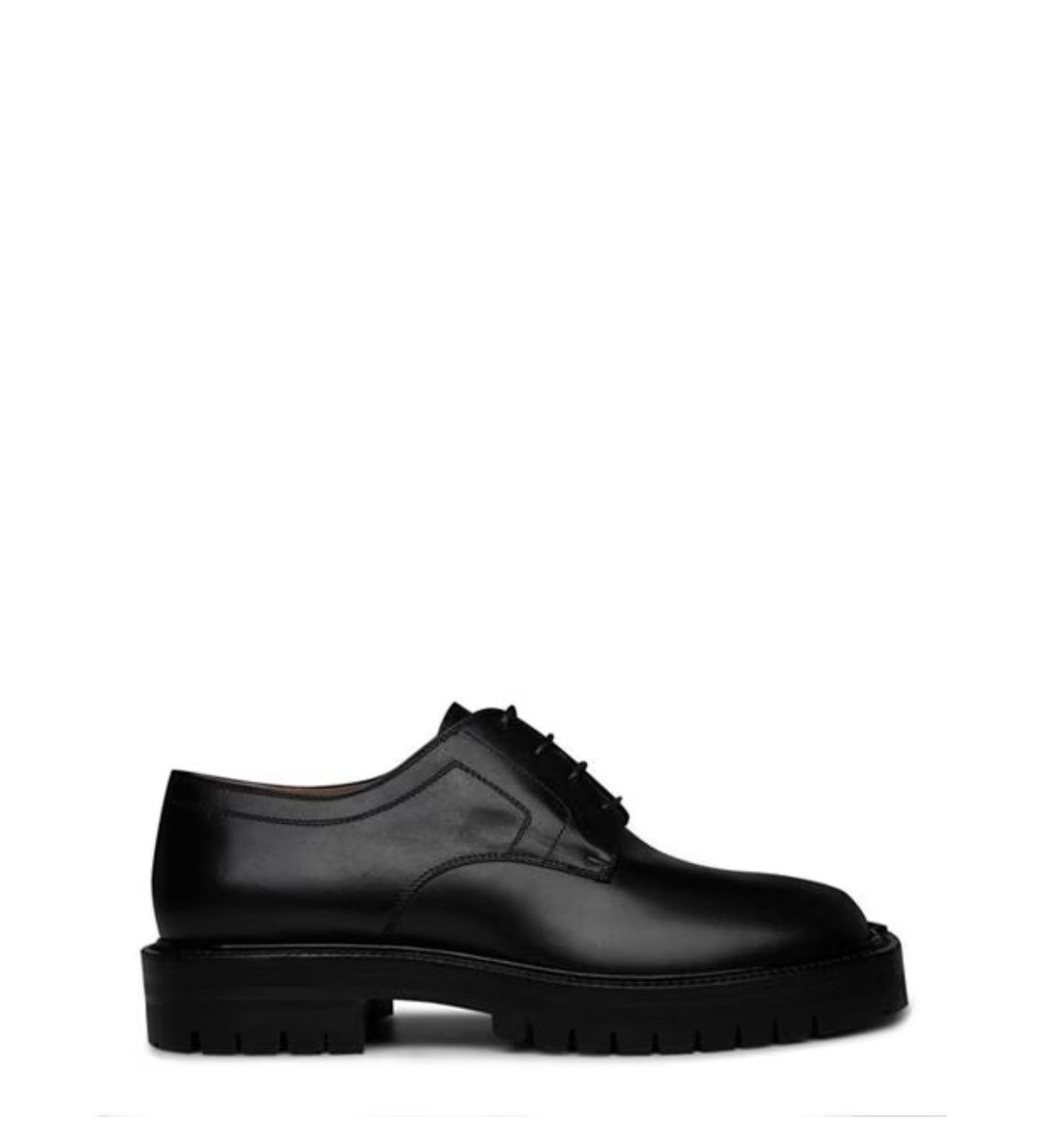 image of Maison Margiela Mmm Lace-Ups Sn41 Shoes in Black, Men's (Size 8)