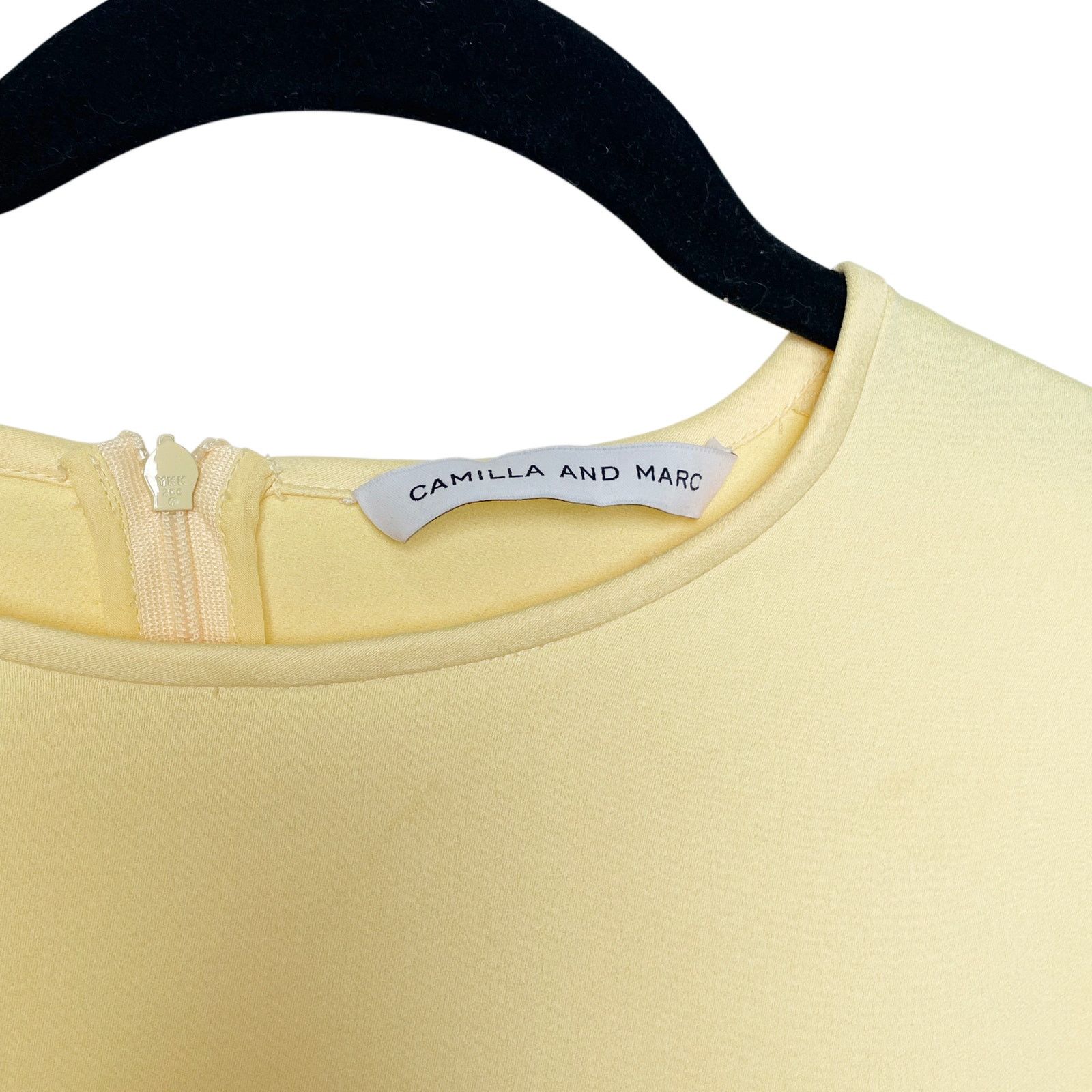CAMILLA Yellow Silky Tee Size XL / US 12-14 / IT 48-50 - 2 Thumbnail