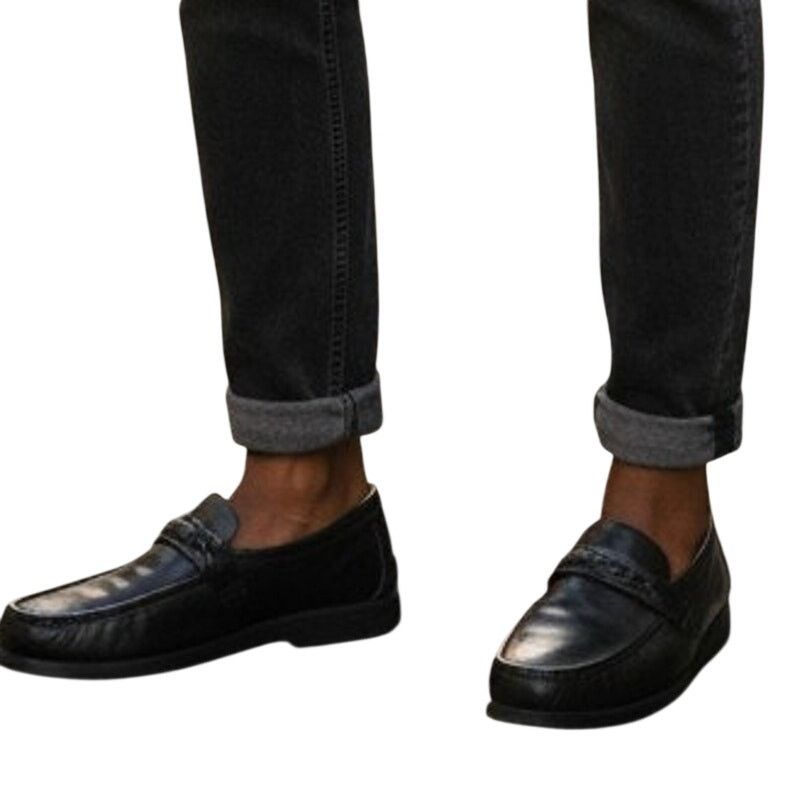 Nunn Bush Nunn Bush Womens Loafers Black Leather 1" Heel Sz 10 Size US 10 / IT 40 - 1 Thumbnail