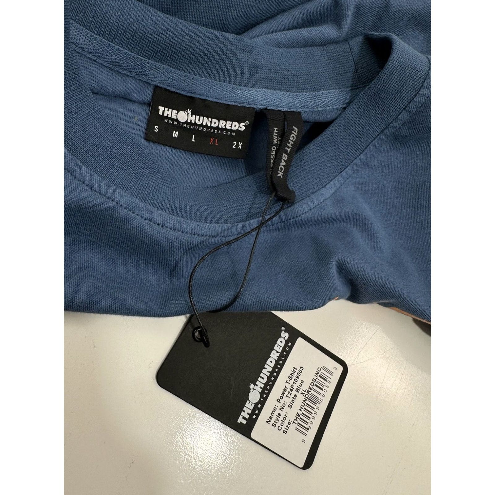 The Hundreds The Hundreds Thermal Lined Layered Shirt XL Blue ALL POWER Men Size US XL / EU 56 / 4 - 4 Thumbnail