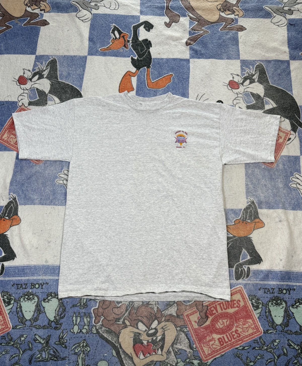 NFL Vintage 1995 super bowl tee Size US XL / EU 56 / 4 - 1 Thumbnail