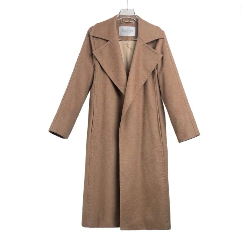 Max Mara MaxMara Khaki Women's Coat in Size M 0089 Size M / US 6-8 / IT 42-44 - 1 Thumbnail