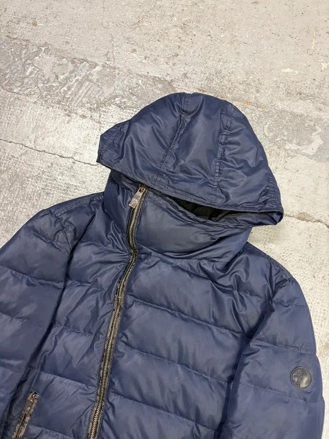 Versace Versace Navy Quilted Nylon Asymmetrical Puffer Jacket Size US S / EU 44-46 / 1 - 4 Thumbnail