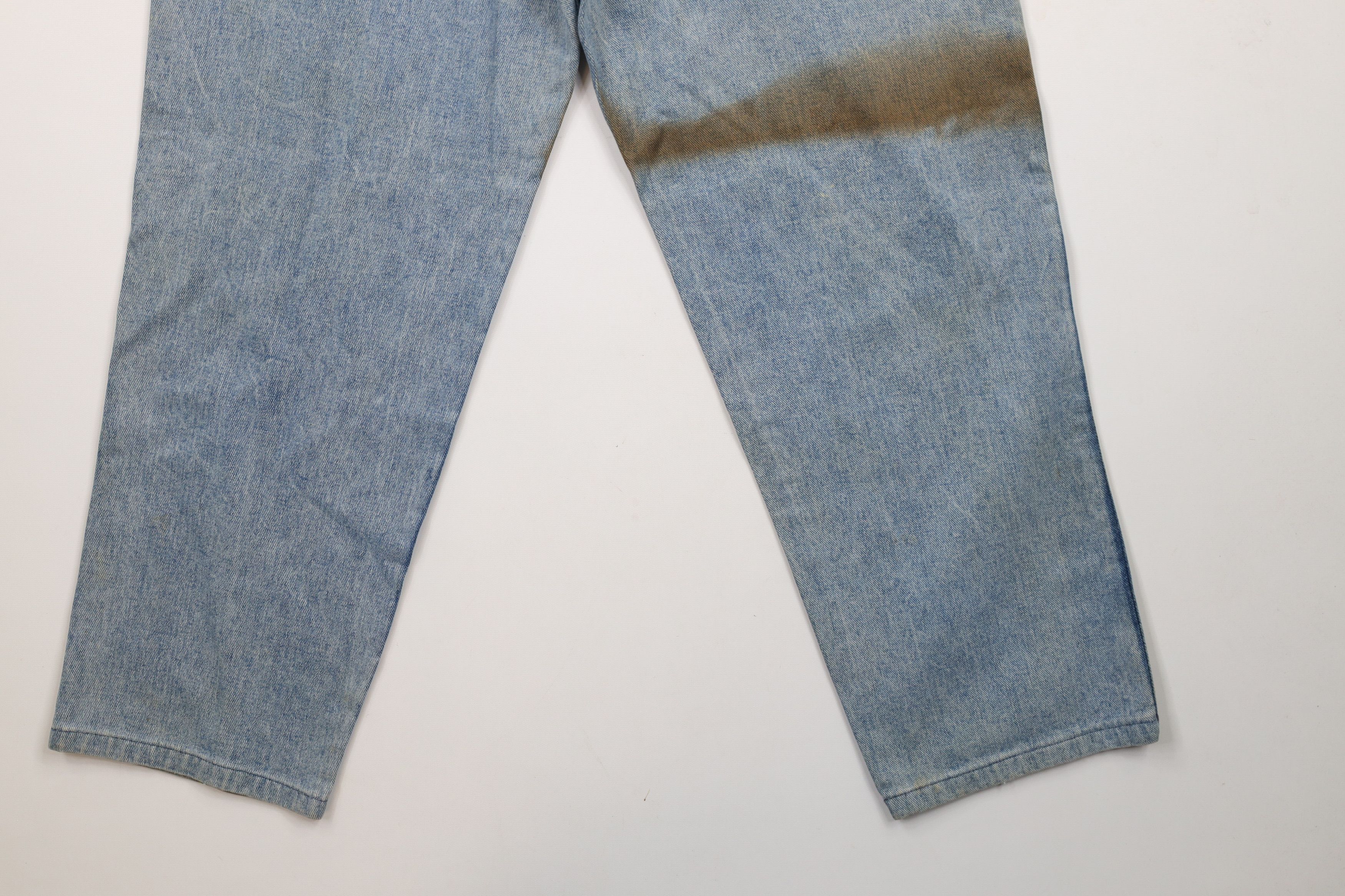 Vintage Vintage 90s Streetwear Straight Leg Denim Jeans Blue Cotton Size US 32 / EU 48 - 12 Thumbnail