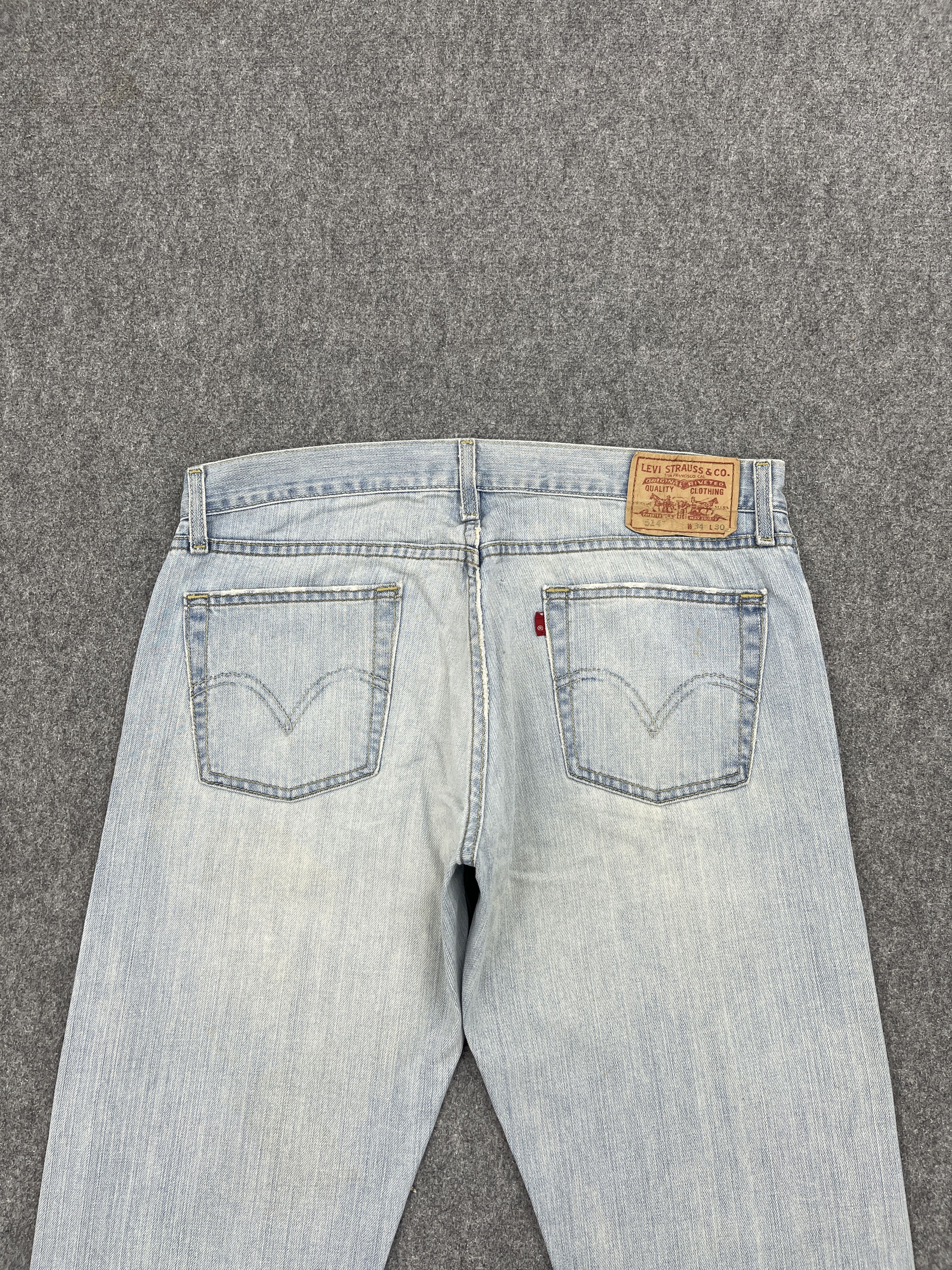 Levi's Vintage Levis 514 Slim Straight Light Wash Jeans DP2488 Size US 34 / EU 50 - 4 Thumbnail