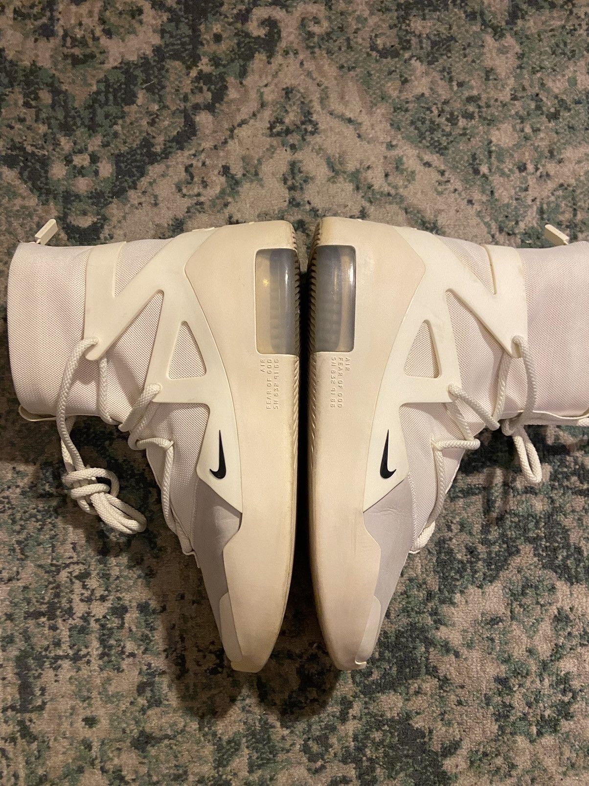 Fear of God × Nike Nike Air Fear Of God 1 Sail Size 9 USED Size US 9 / EU 42 - 2 Thumbnail
