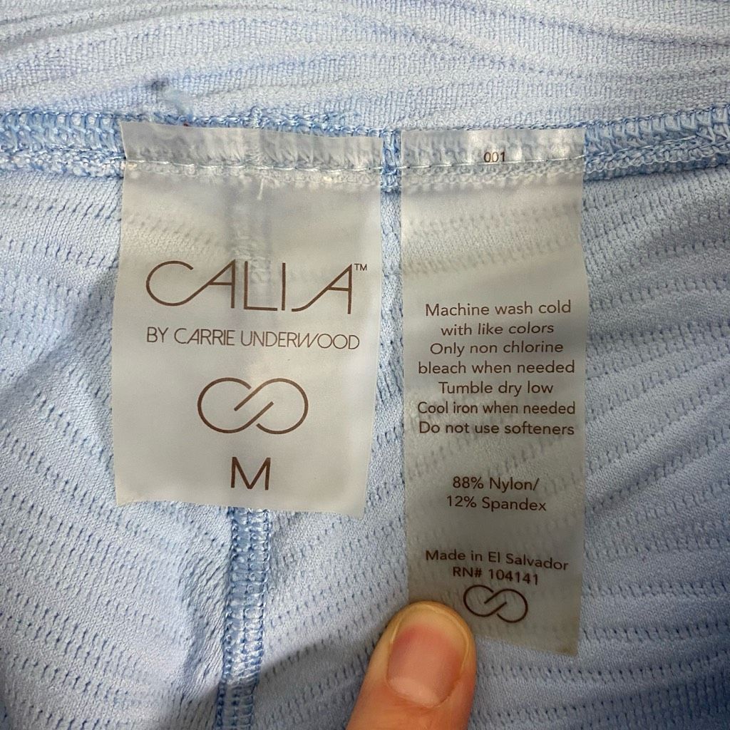 Other Calia by Carrie underwood Capri leggings light blue sz Med w Size 30" / US 8 / IT 44 - 5 Thumbnail