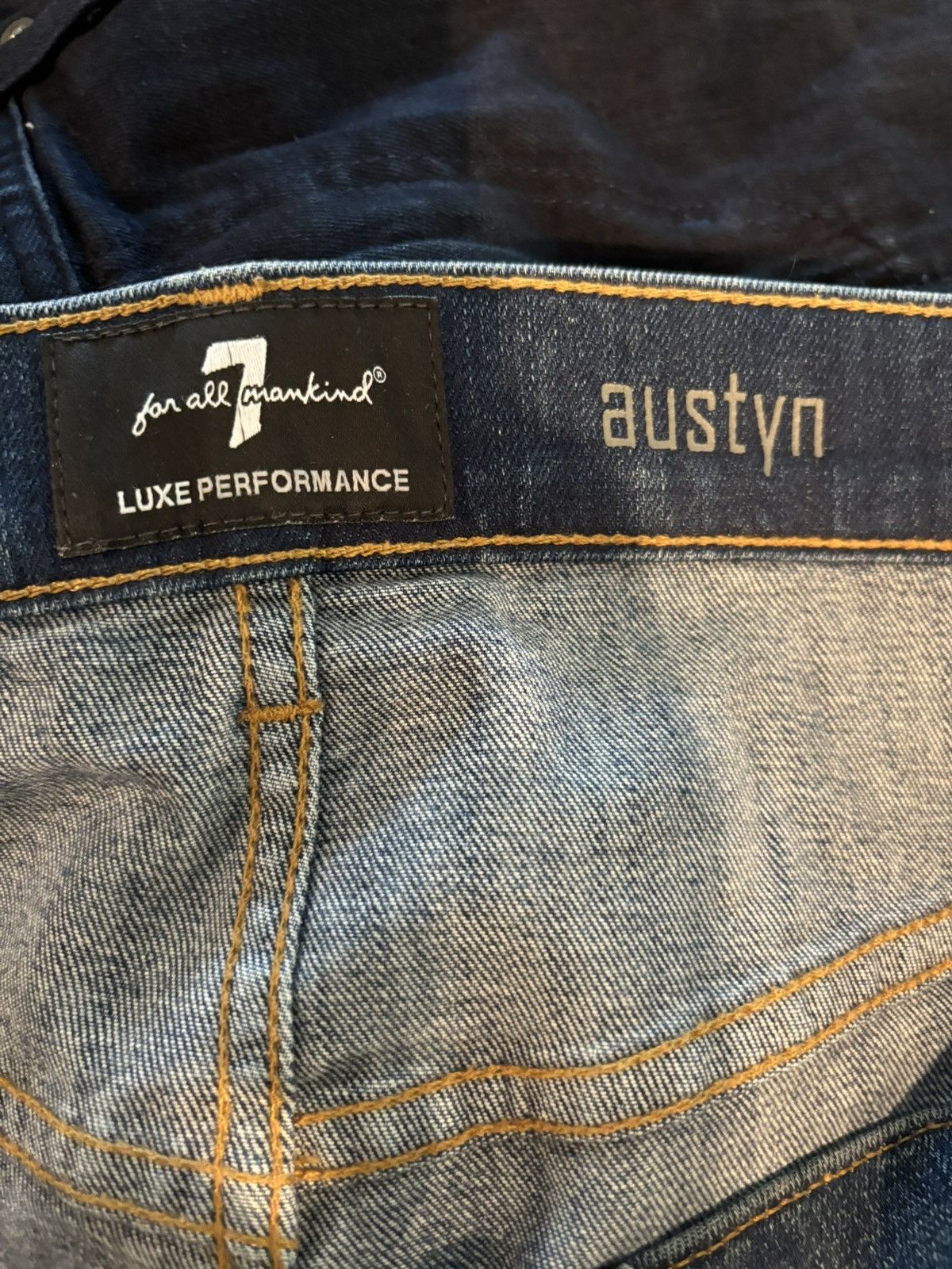 7 For All Mankind 7 For All Mankind Blue Jeans Size 36 Size US 36 / EU 52 - 4 Thumbnail