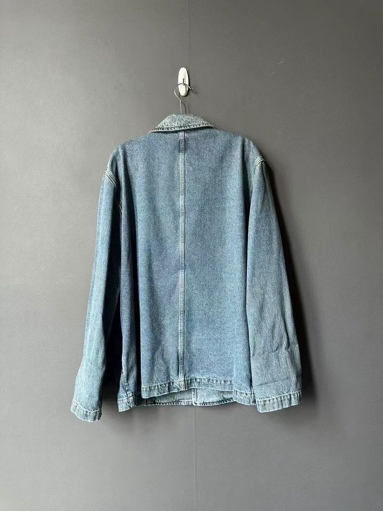 Loewe LOEWE Peep-toe logo denim jacket Size L / US 10 / IT 46 - 2 Thumbnail
