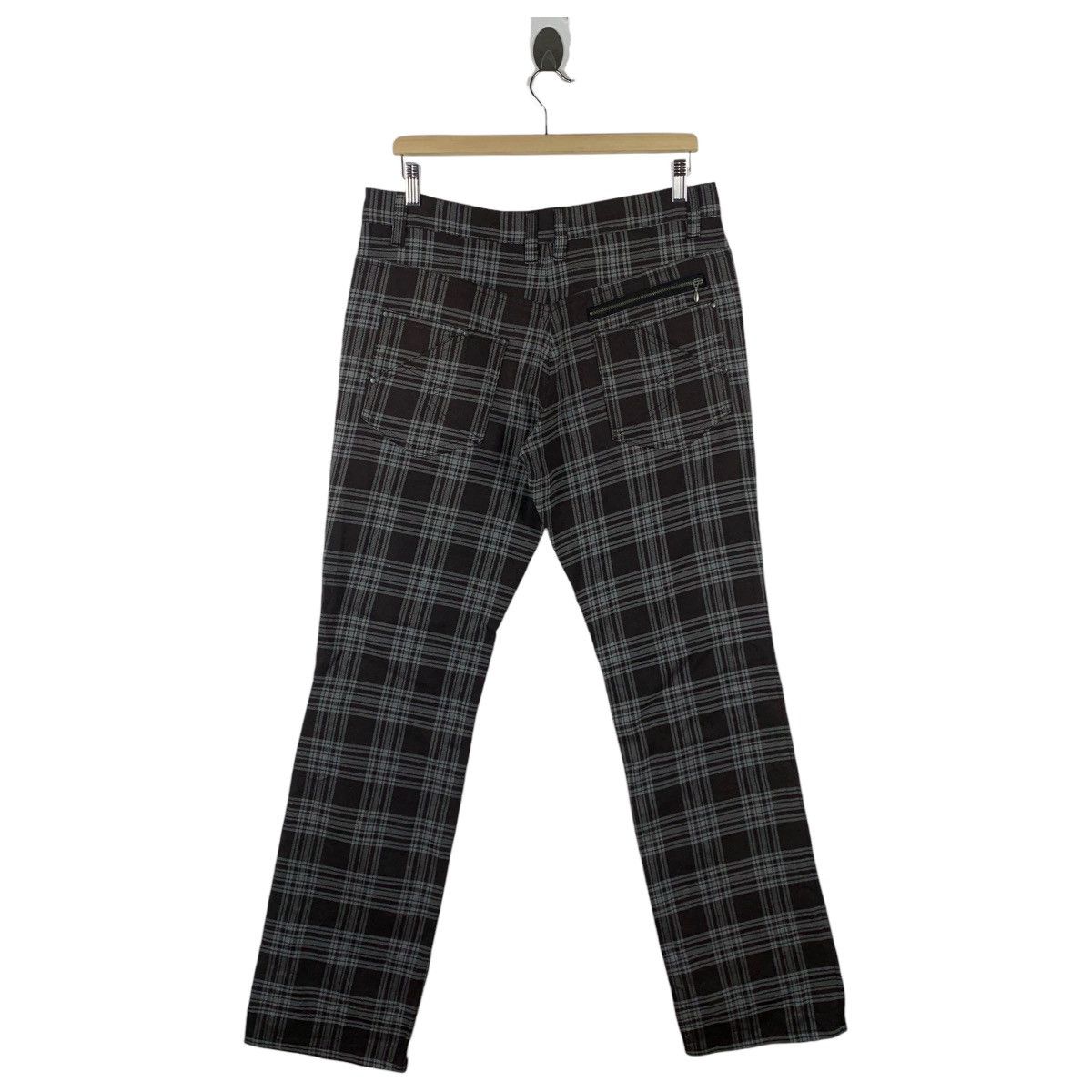 Japanese Brand × semanticdesign SEMANTIC DESIGN tartan plaid pants Size US 34 / EU 50 - 4 Thumbnail
