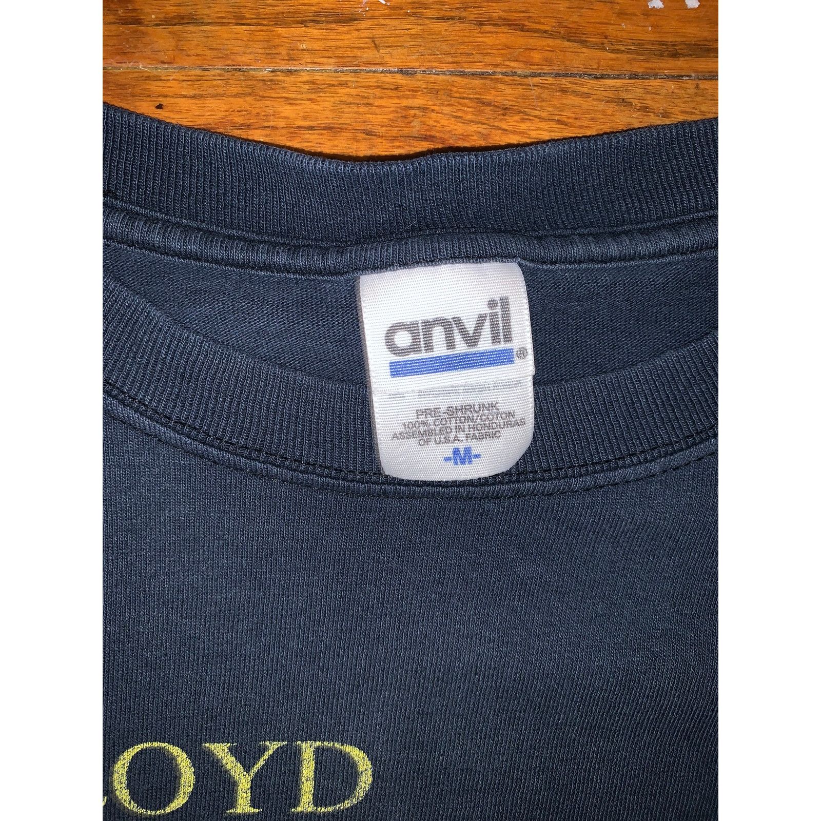 Anvil Pink Floyd Dark Side of the Moon CROPPED T-Shirt Mens Medium Size US M / EU 48-50 / 2 - 3 Thumbnail