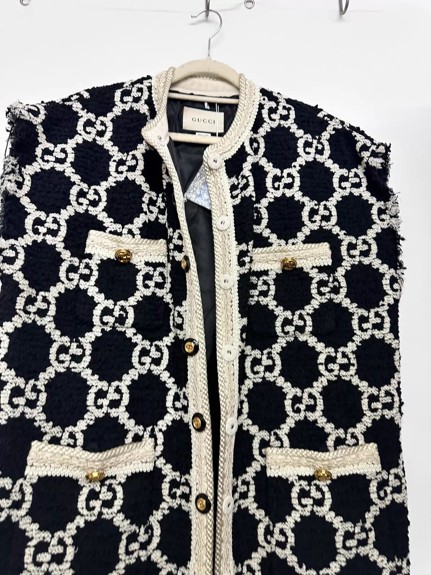 Gucci Gucci All-Over Vest Size 40 Size S / US 4 / IT 40 - 4 Thumbnail