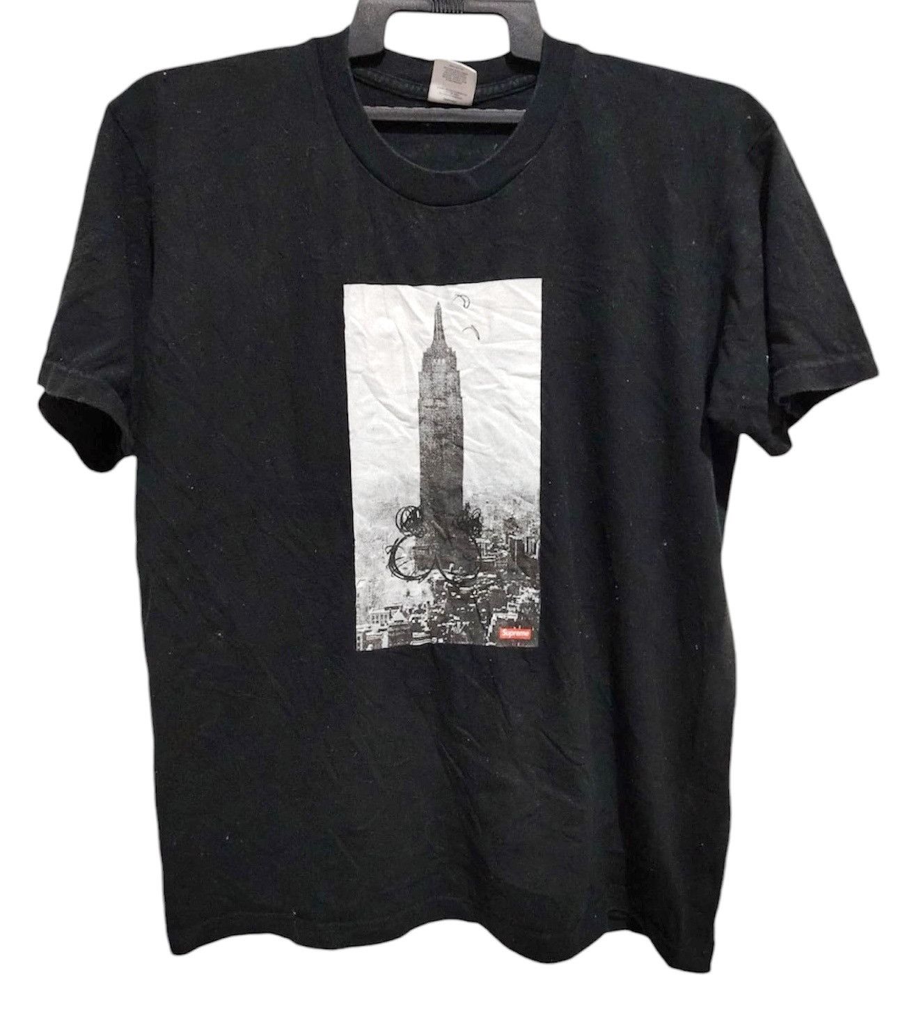 Supreme Supreme Mike Kelley Blue Eiffel Tower T-Shirt | Grailed