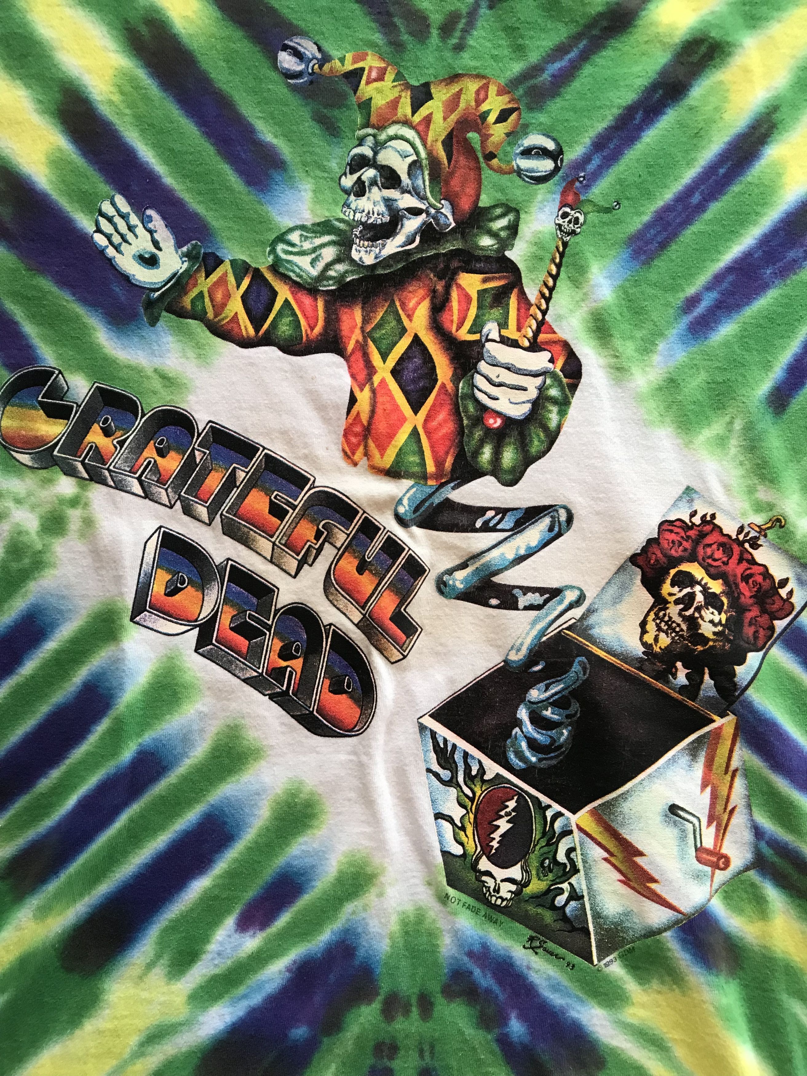 Other Vintage 1993 Grateful Dead Joker in the Box T Shirt L NFA Size US L / EU 52-54 / 3 - 2 Thumbnail