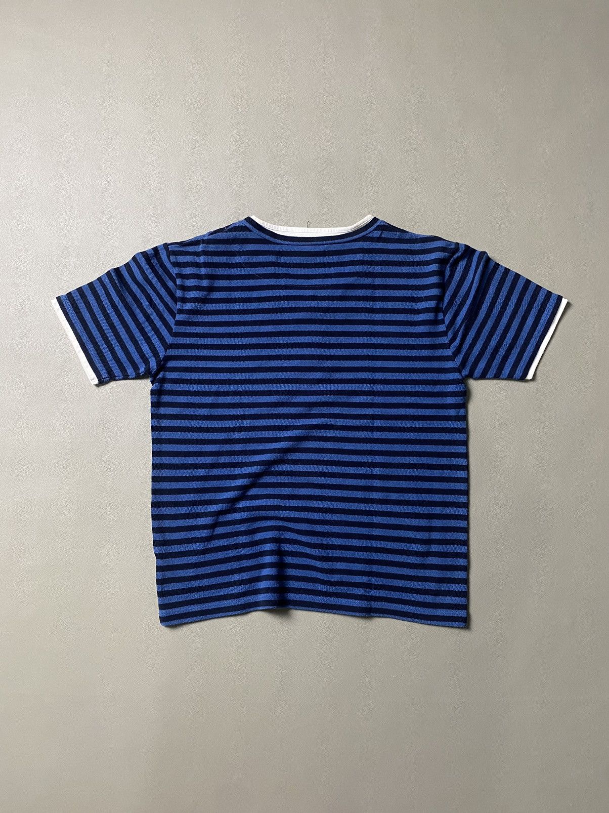Beams Plus Beams Heart Striped Grunge Tshirt Size US M / EU 48-50 / 2 - 4 Thumbnail