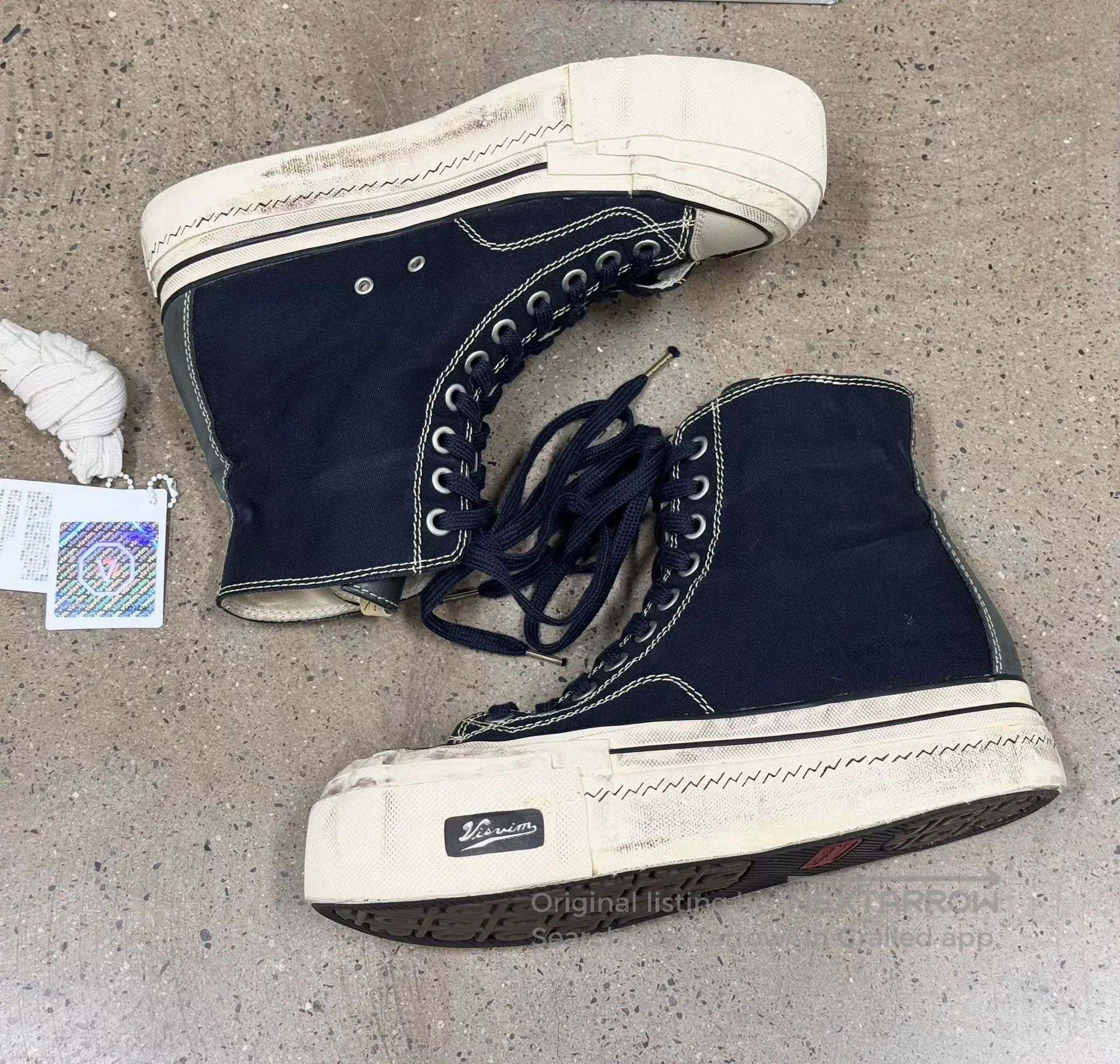 Visvim visvim skagway hi g.patten canvas sneakers. Size US 10 / EU 43 - 5 Thumbnail