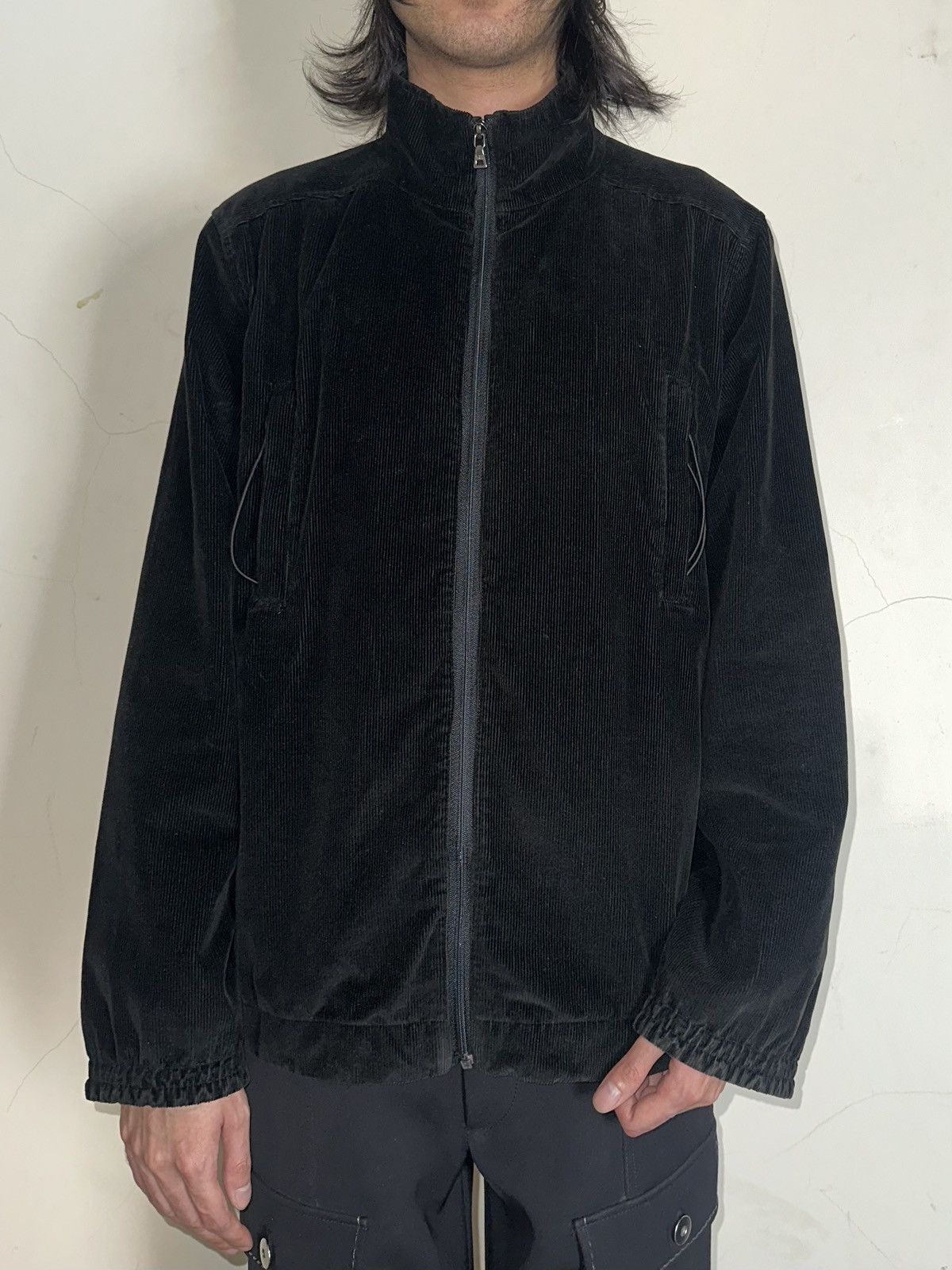 Prada Prada Black Corduroy Reversible Tech Zip Jacket Size US L / EU 52-54 / 3 - 3 Thumbnail