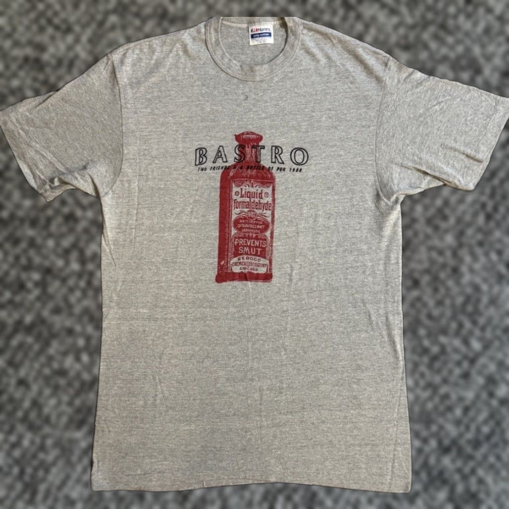 Hanes Vintage BASTRO 1988 Tour Concert T Shirt XL Hardcore Punk Codeine Rollins Band Size US L / EU 52-54 / 3 - 1 Thumbnail
