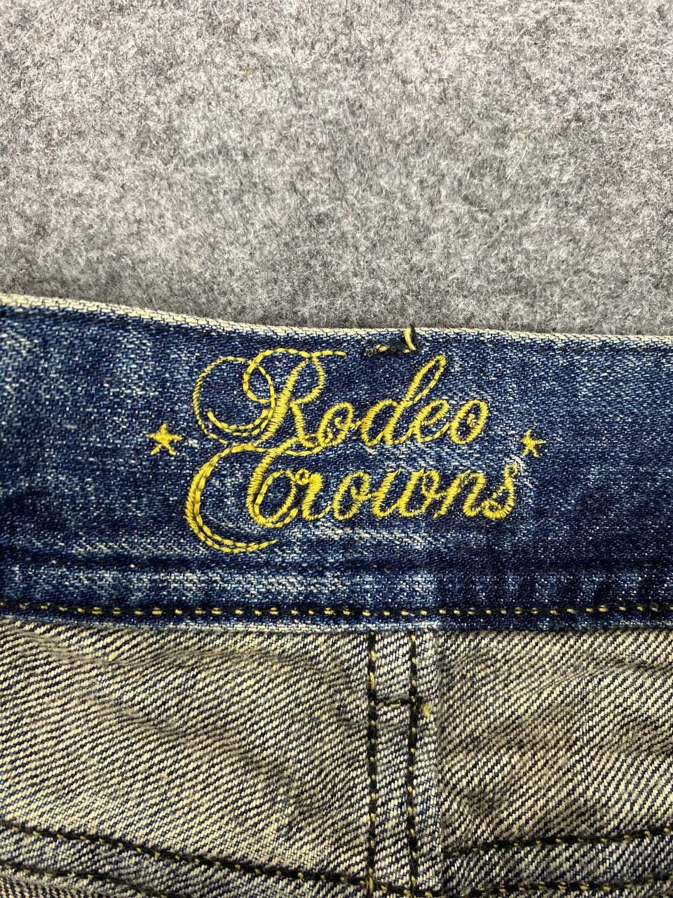 Japanese Brand rodeo crowns japanese brands bootcut flare distressed denim Size 32" / US 10 / IT 46 - 14 Thumbnail