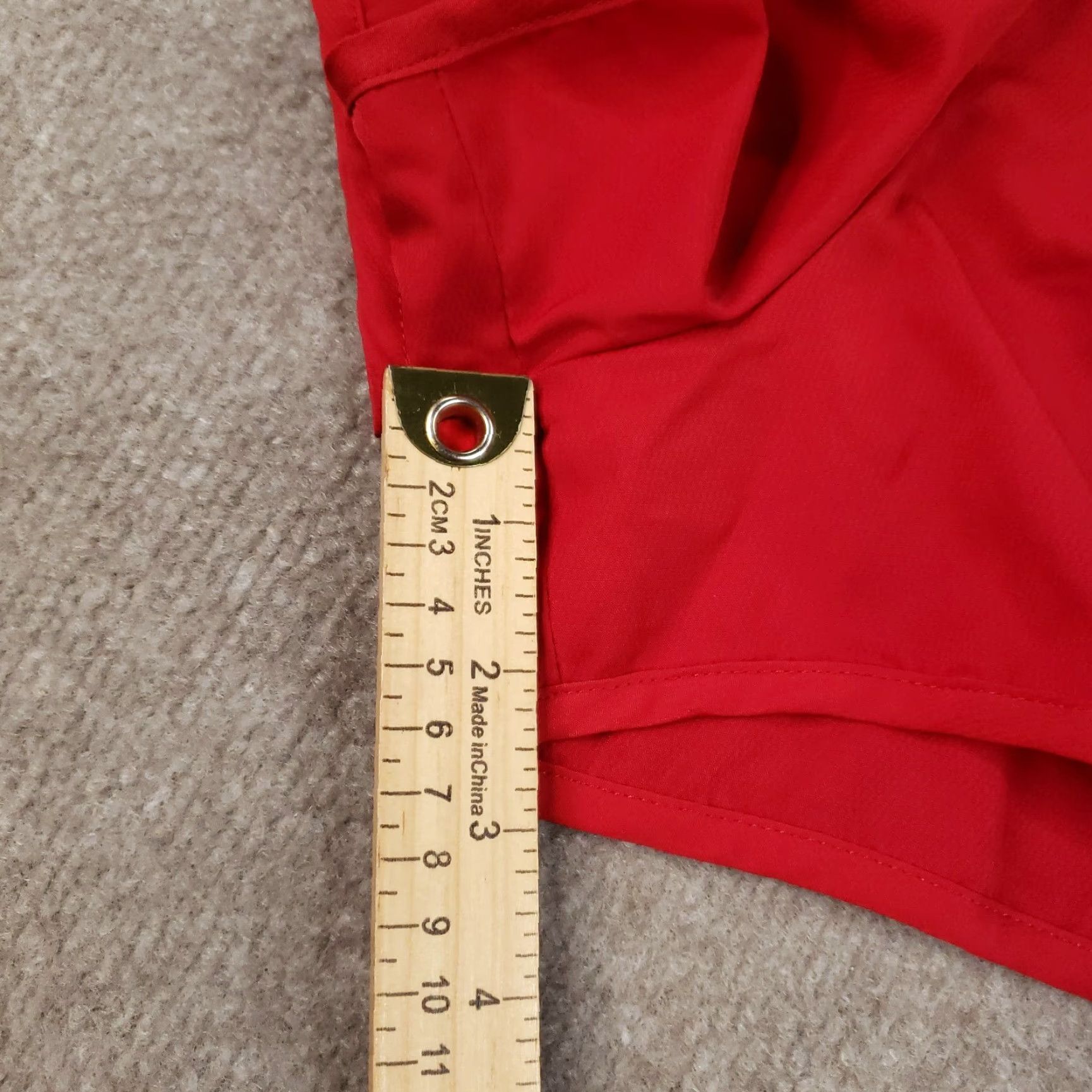 Brooks Brooks Running Shorts Womens Small Red Elastic Waist Drawstring Athletic Activewear Size 24" / US 00 / IT 34 - 2 Thumbnail