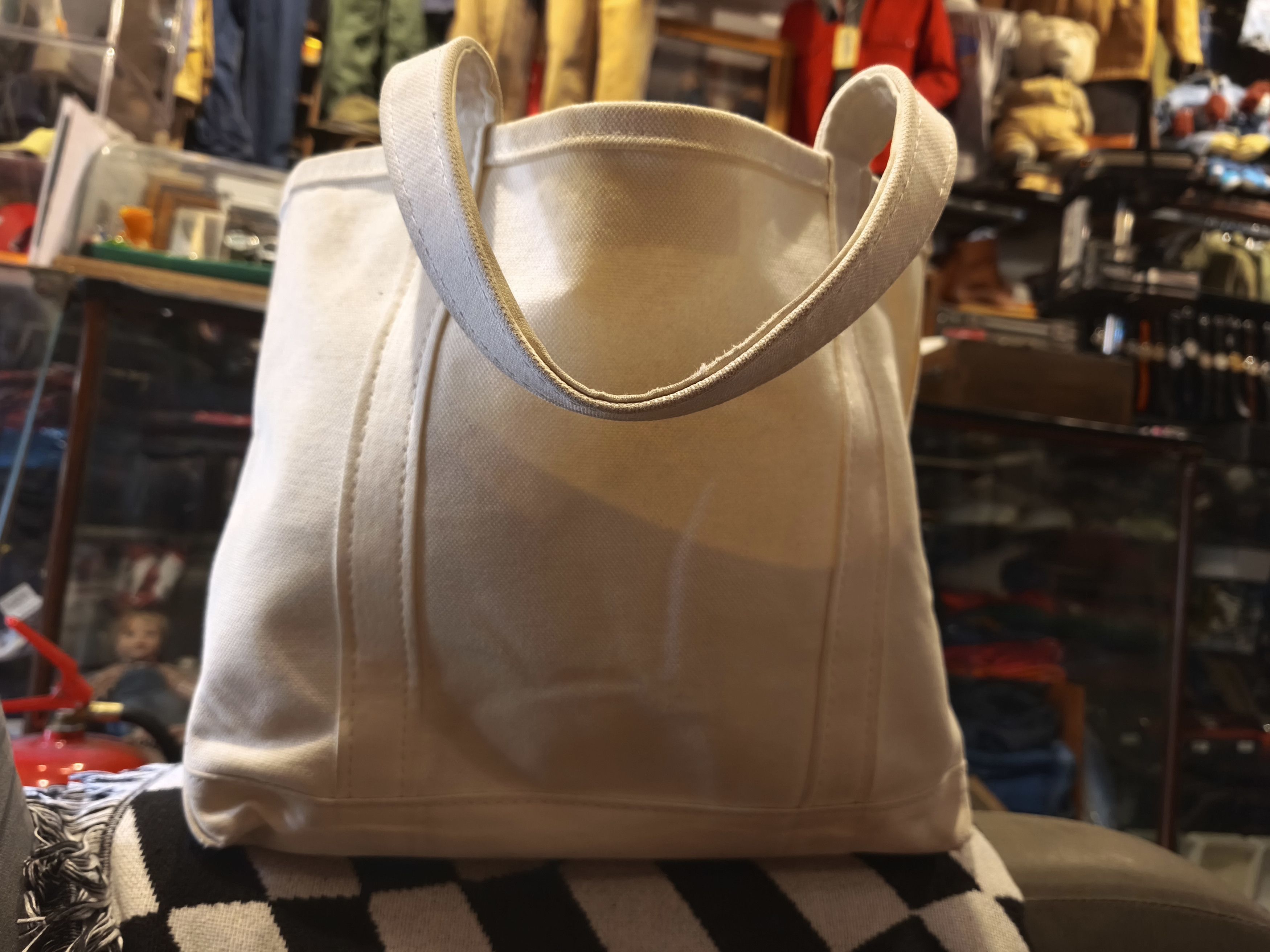 Orcival Orcival Sand Beige Canvas Tote Bag Medium Size ONE SIZE - 3 Thumbnail
