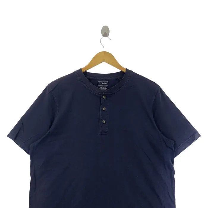 L.L. Bean Vintage L.L. BEAN Traditional Fit Henley Tee Shirt Size US XL / EU 56 / 4 - 2 Thumbnail