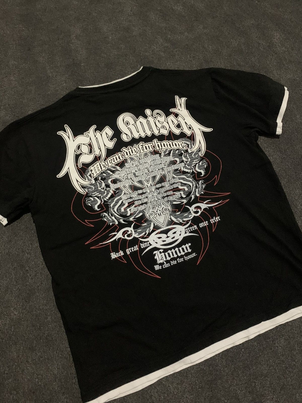 Japanese Brand Y2k Beumere Dragon Cross "The Raised" Graphic T-Shirt Size US L / EU 52-54 / 3 - 10 Thumbnail