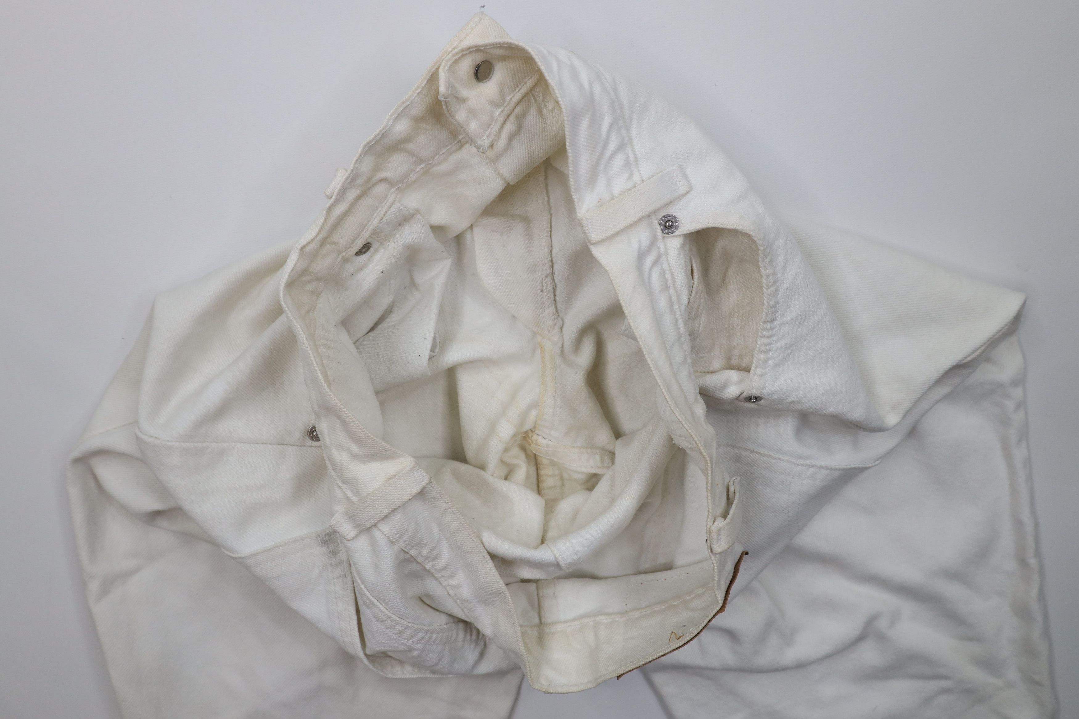 Levi's Vintage 90s Levis 950 Orange Tab Relaxed Fit Jeans White USA Size 36" / US 14 / IT 50 - 11 Thumbnail