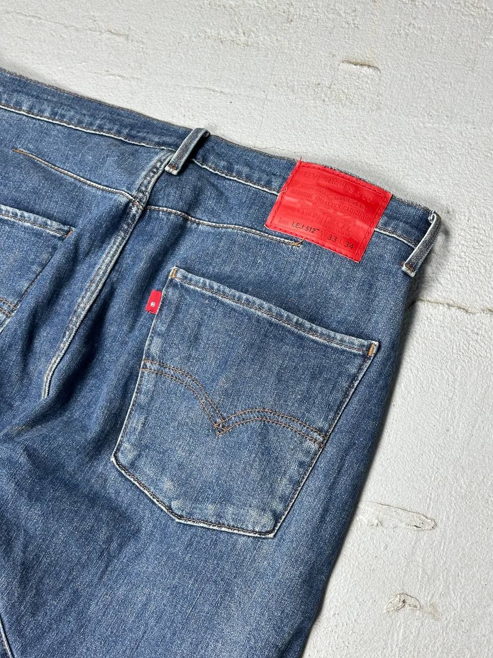 Levi's × Vintage Levi's Engineered Jeans Asymmetrical Denim Jeans Arc Fit Size US 33 - 15 Thumbnail