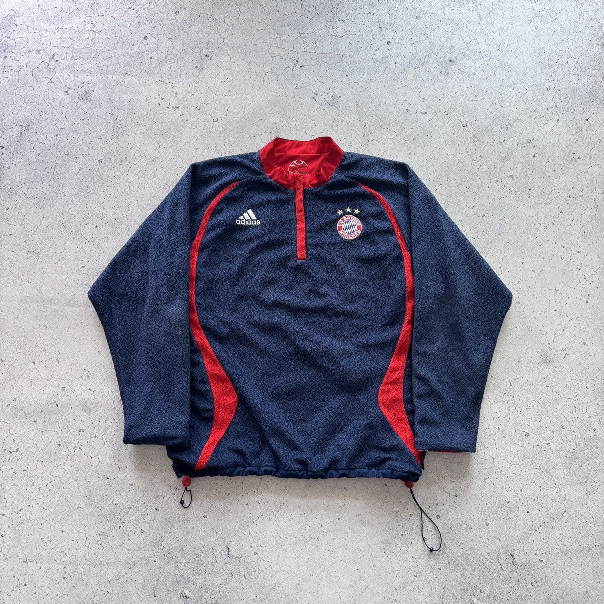 Adidas Vintage Adidas Fc Bayern Munchen Reversible Jacket Soccer Size US L / EU 52-54 / 3 - 1 Thumbnail