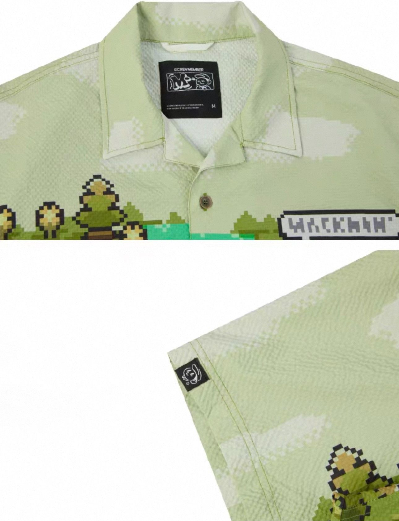 Other Nintendo-style Aesthetics Button Up Short Sleeve Shirt Size US M / EU 48-50 / 2 - 12 Thumbnail