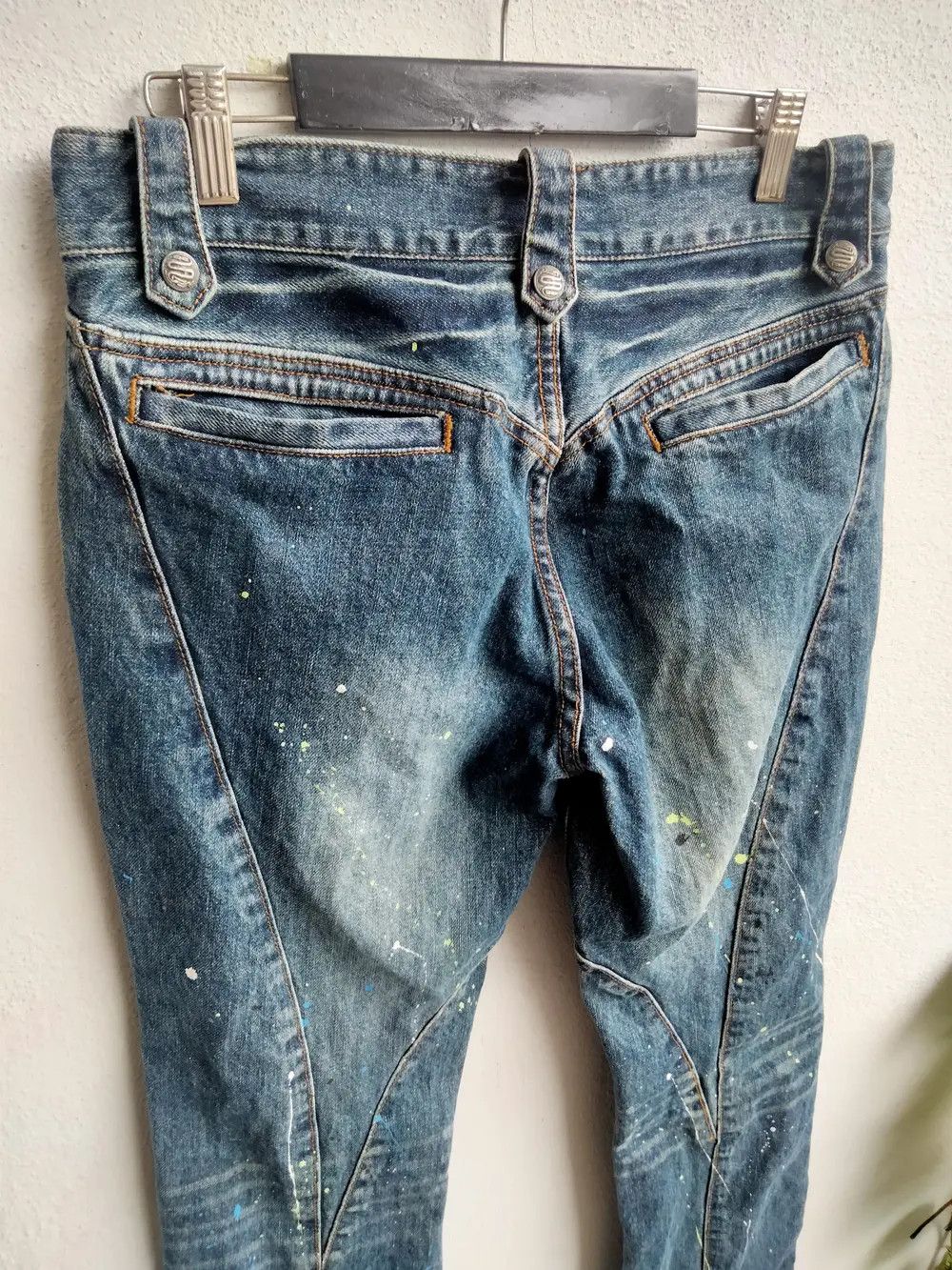 Schlussel Schlussel Flare Denim Painted Size US 31 - 5 Thumbnail