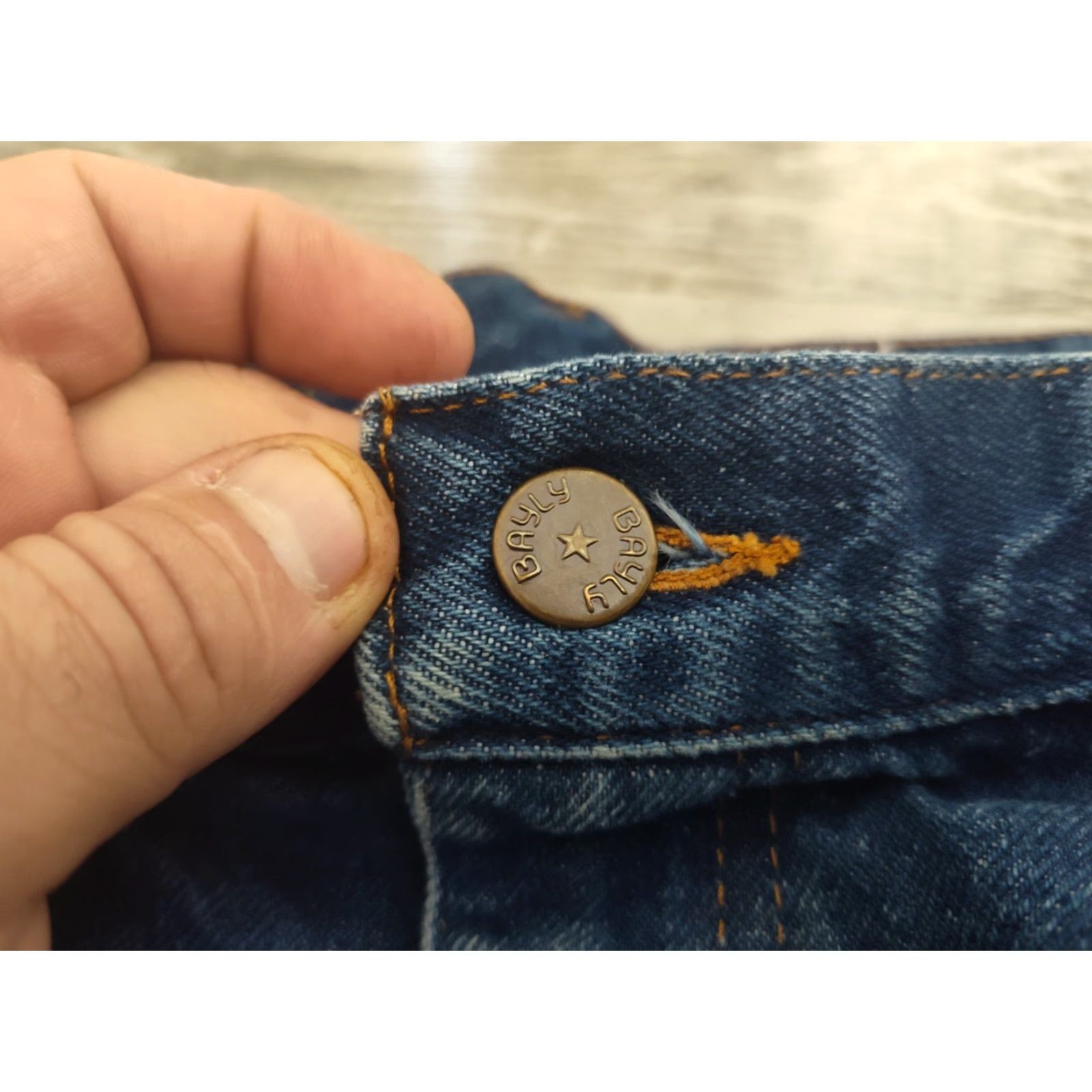 Vintage VINTAGE Bayly Jeans Men Blue 40x30 Denim Straight Regular Medium Wash 5-Pocket USA 80s 90s Logo Mens Size US 40 / EU 56 - 5 Thumbnail