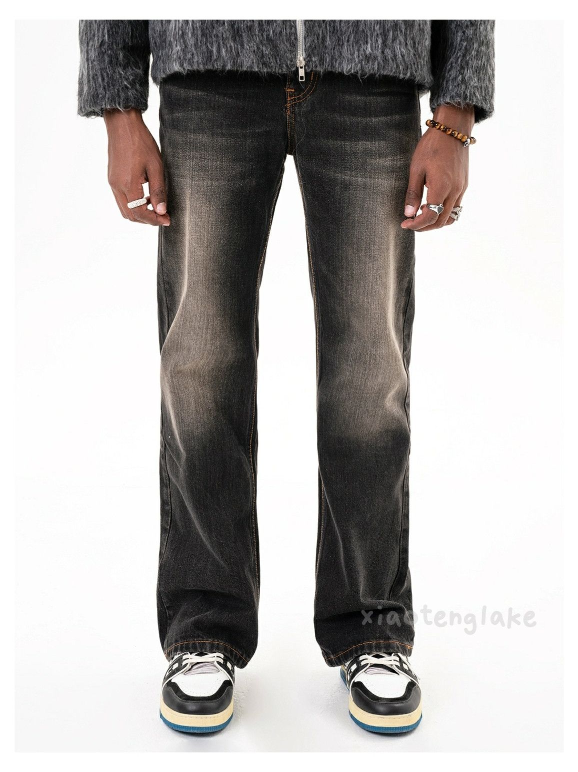 Jean × Vintage washed faded cleanfit yuppie bootcut grunge rusty jeans Size US 30 / EU 46 - 1 Thumbnail