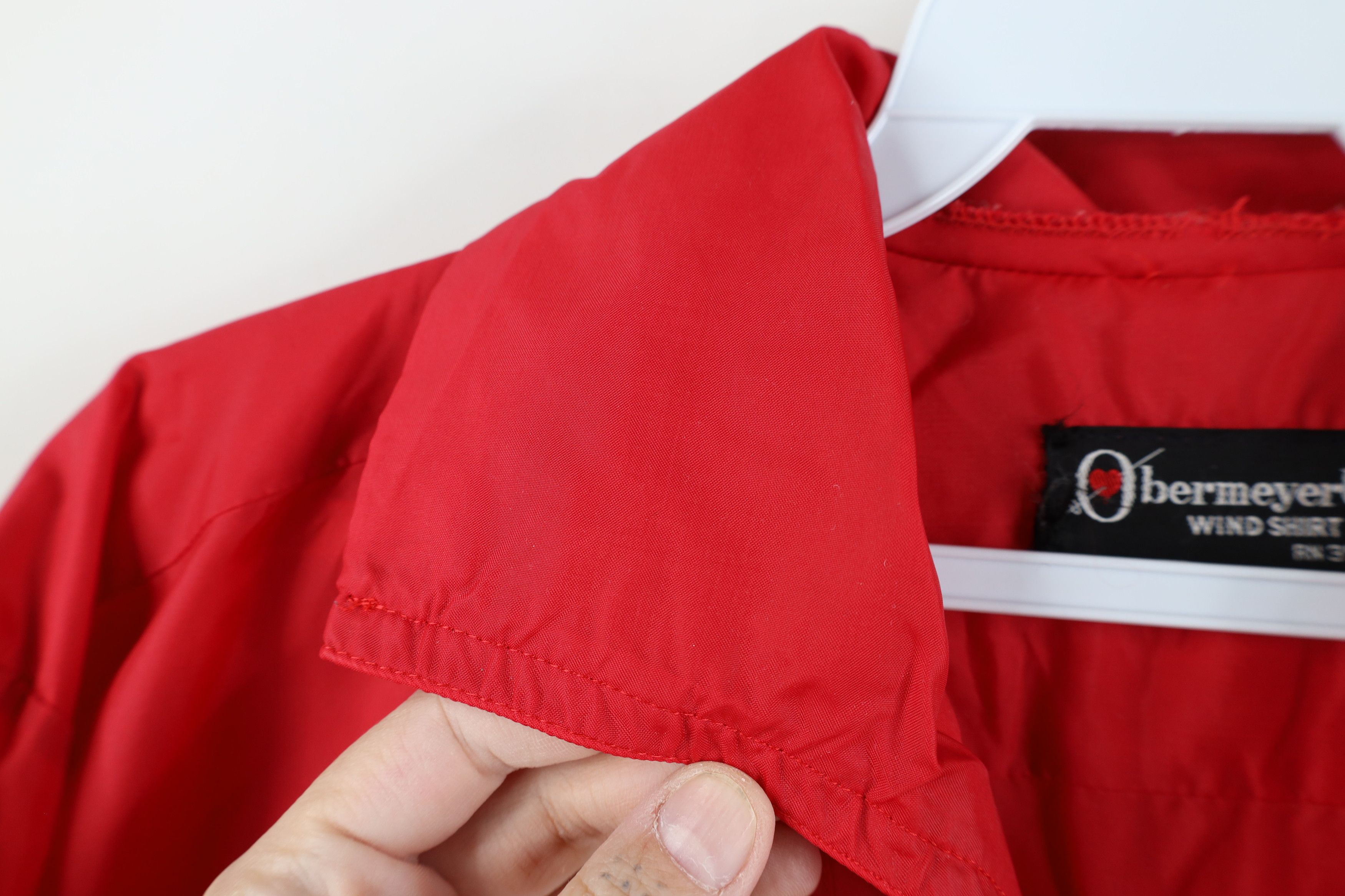 Vintage Vintage 70s Streetwear Shirt Jacket Jac Shirt Red USA Size US M / EU 48-50 / 2 - 5 Thumbnail