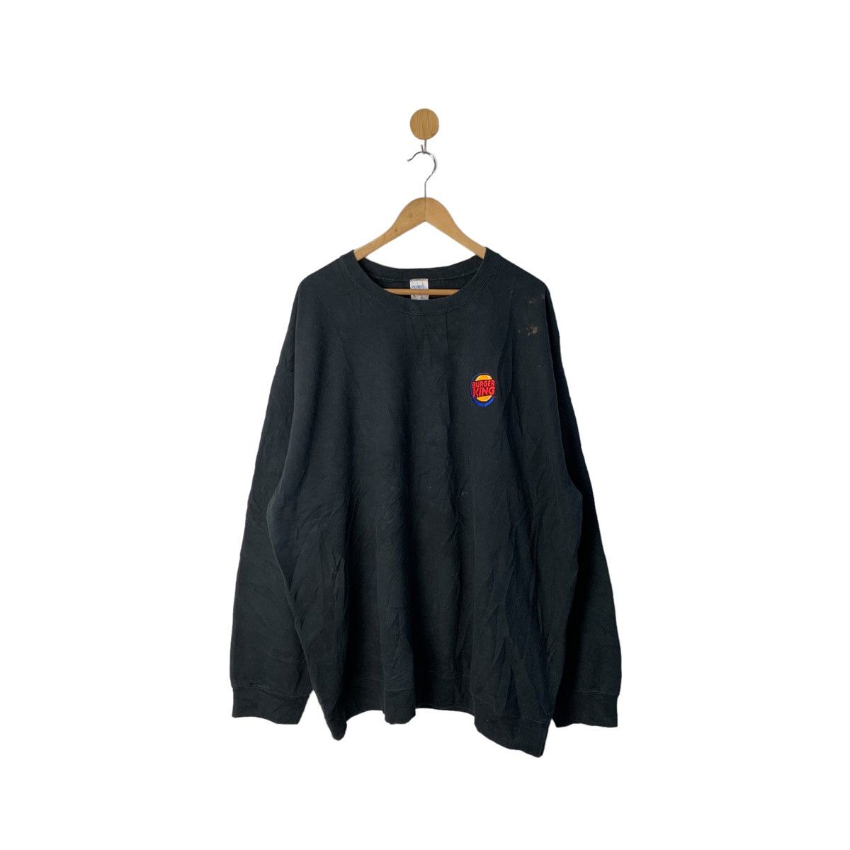 Vintage Burger King Sweatshirt Embroidery Logo