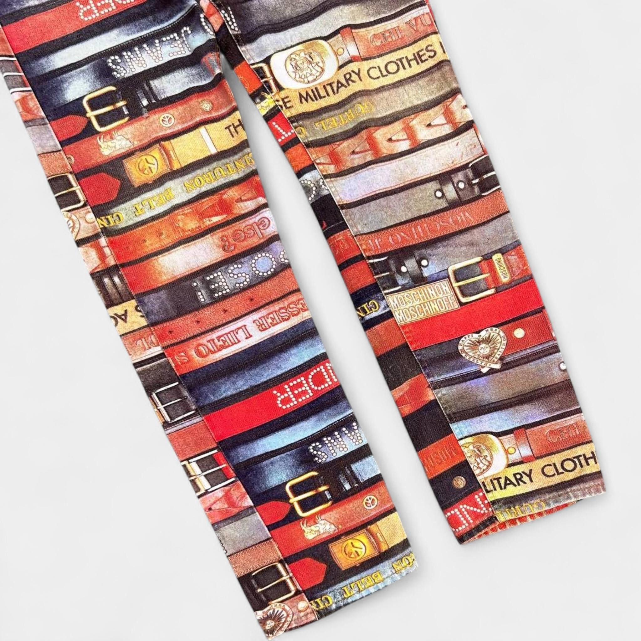 Moschino Moschino 2000's Belt Pattern Jeans Size US 29 - 3 Thumbnail