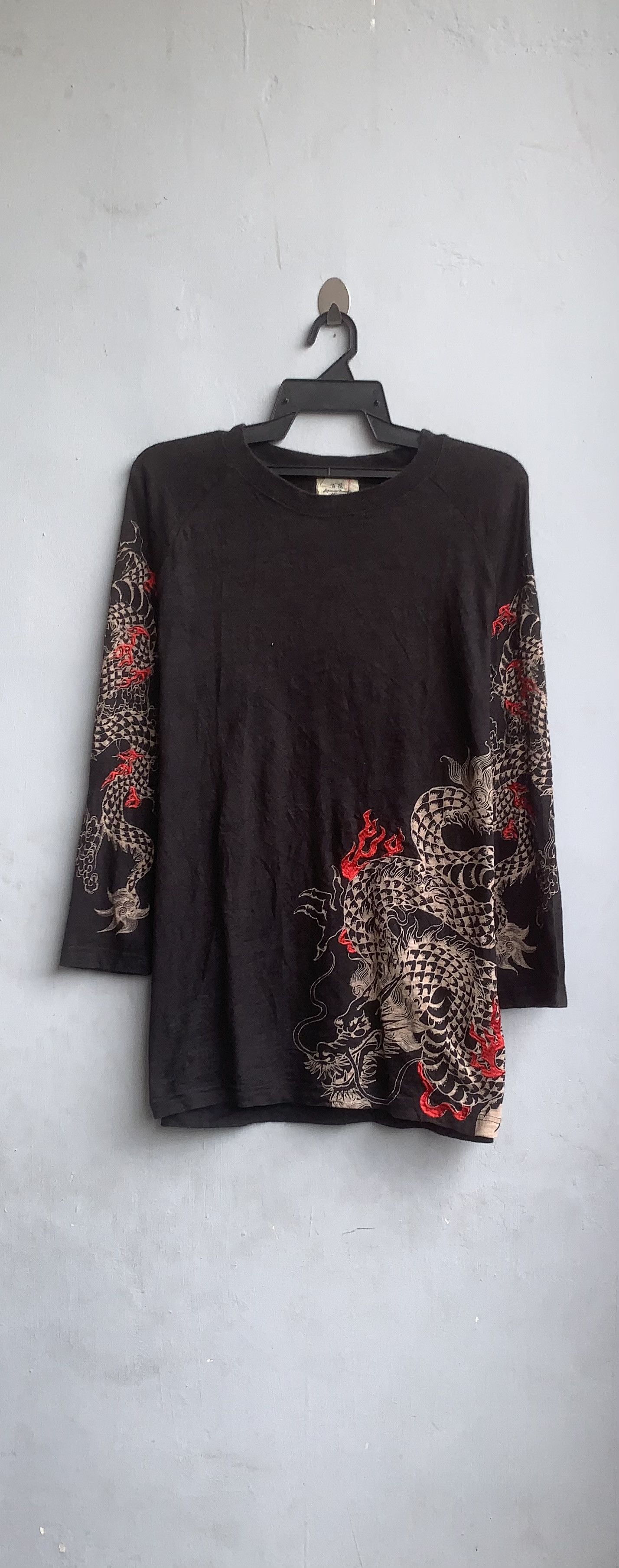 Japanese Brand Dragon Fullprint T-Shirt Size US L / EU 52-54 / 3 - 1 Thumbnail
