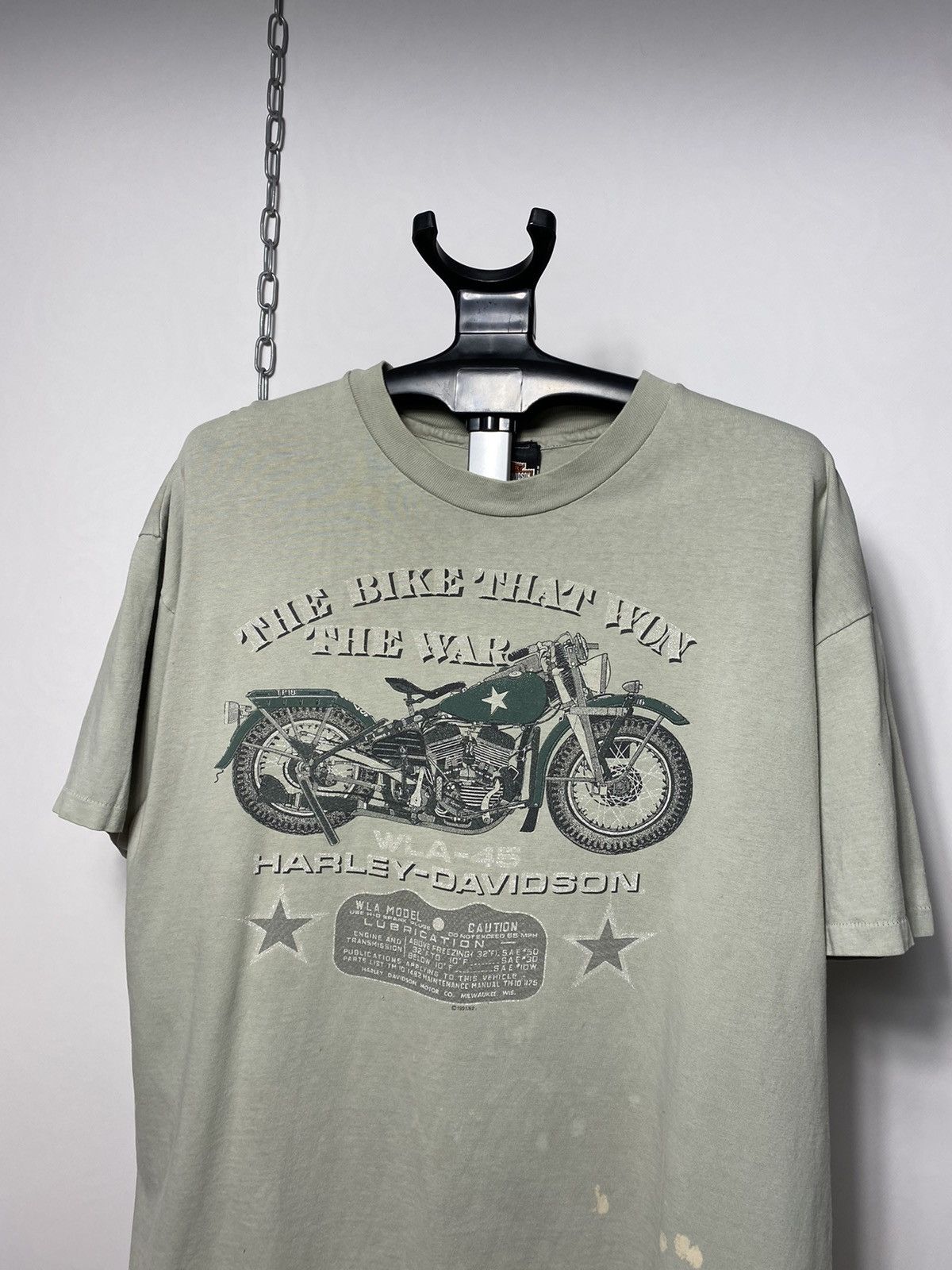 Harley Davidson Rare 1991 Harley Davidson Pearl Harbor distressed t-shirt Size US XL / EU 56 / 4 - 2 Thumbnail