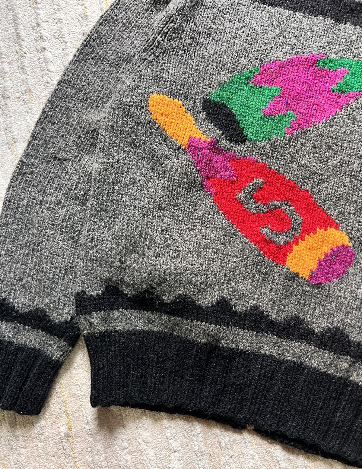 Paul Smith × Vintage Vtg Paul Smith Knitted Wool Sweater Size US L / EU 52-54 / 3 - 6 Thumbnail