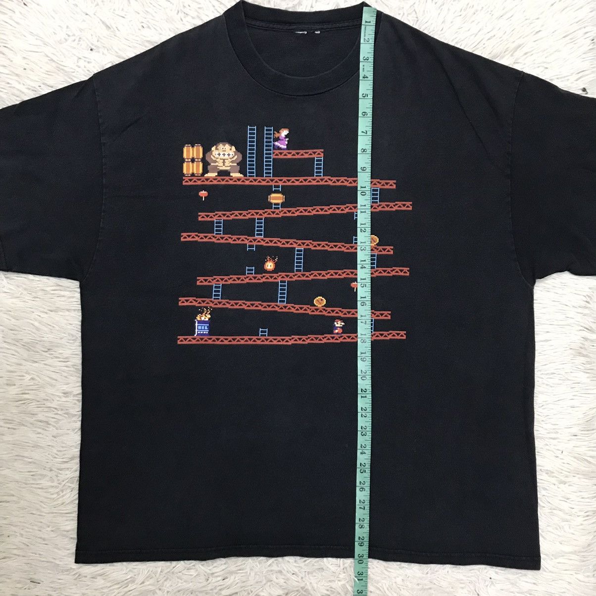 The Game VINTAGE DONKEY KONG PROMO NINTENDO GAMING TSHIRT Size US XL / EU 56 / 4 - 12 Thumbnail