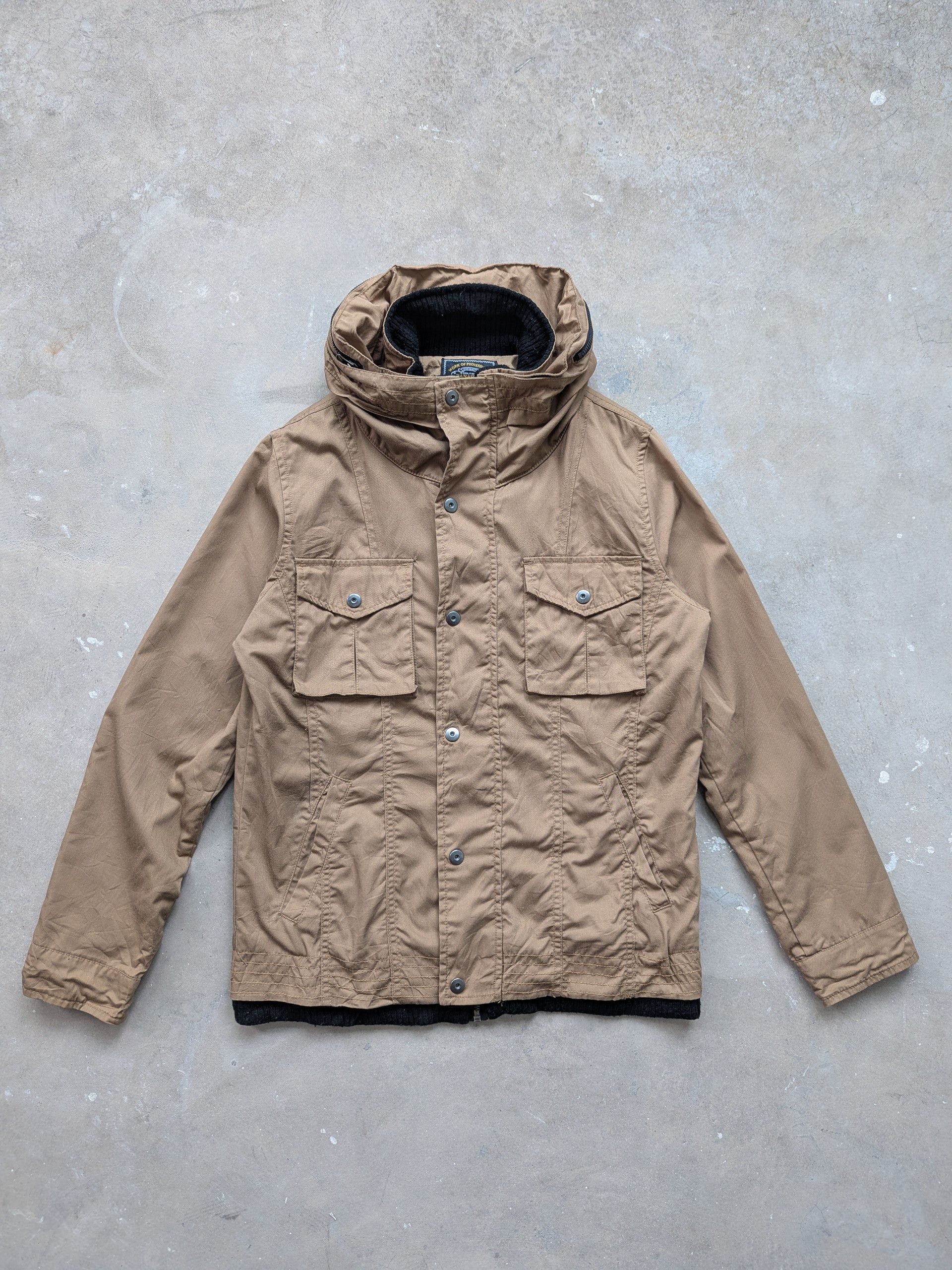 If Six Was Nine × Japanese Brand × Le Grande Bleu (L.G.B.) Vintage 1990s Panaspur Bondage Jacket Hoodie Parka Size US M / EU 48-50 / 2 - 1 Thumbnail