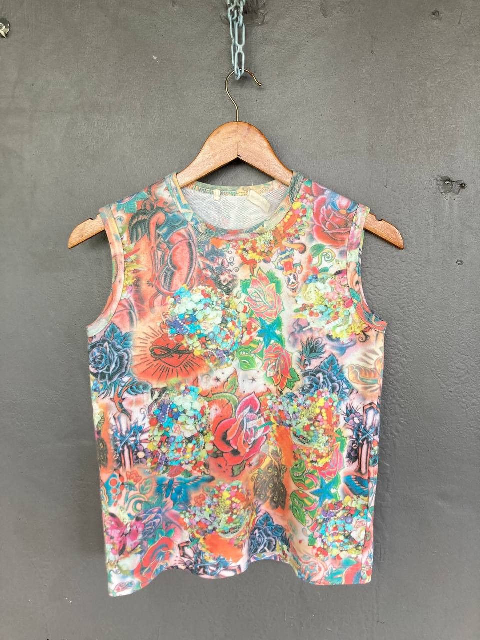 Comme des Garcons Comme des Garçons Tattoo Print Top Size S / US 4 / IT 40 - 1 Thumbnail