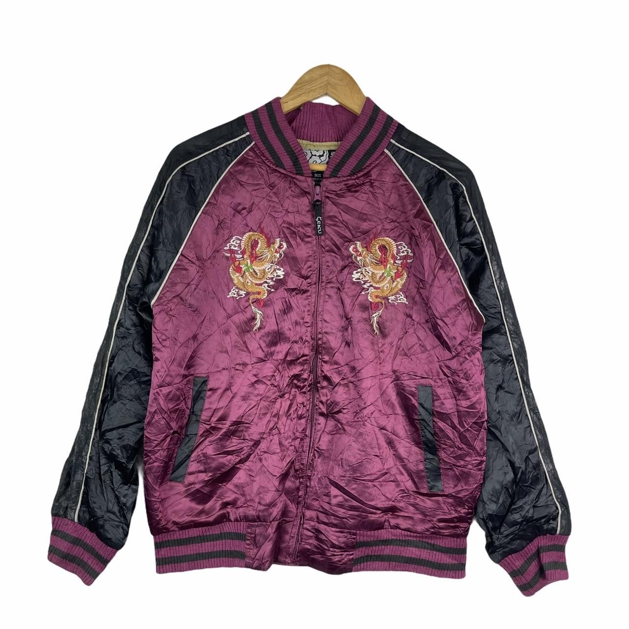 Other Vintage Sukajan Jacket JAPANESE TRADITIONAL Dragon Ryu Size L / US 10 / IT 46 - 2 Thumbnail