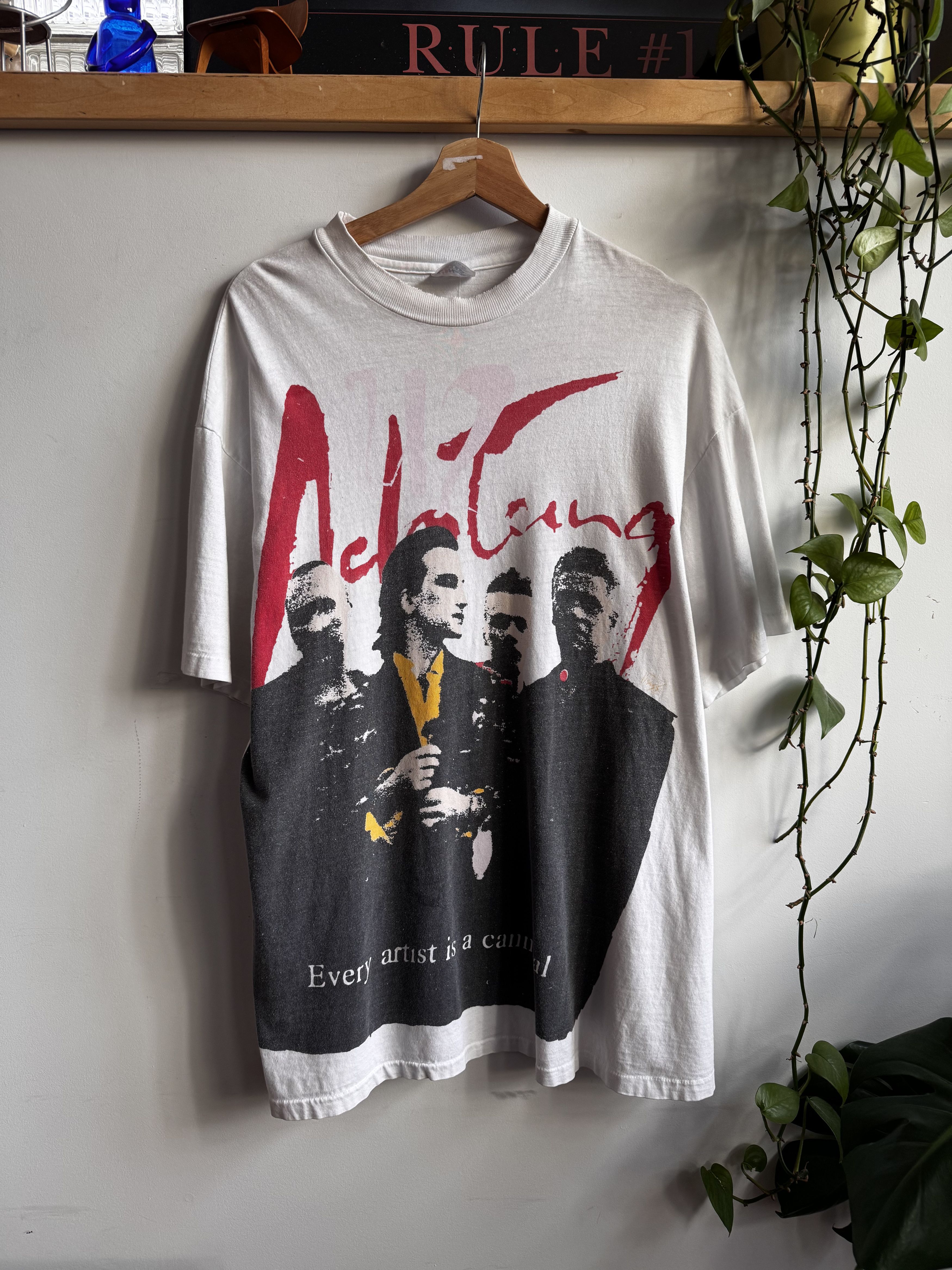 Vintage 90s U2 Zoo Tour AOP Tshirt Size XL Size US XL / EU 56 / 4 - 1 Thumbnail
