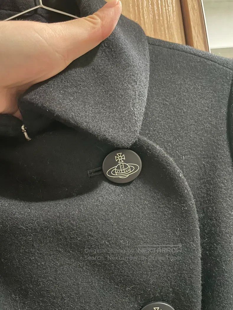 Vivienne Westwood Vivienne Westwood Single-Breasted Tweed Overcoat Size M / US 6-8 / IT 42-44 - 2 Thumbnail