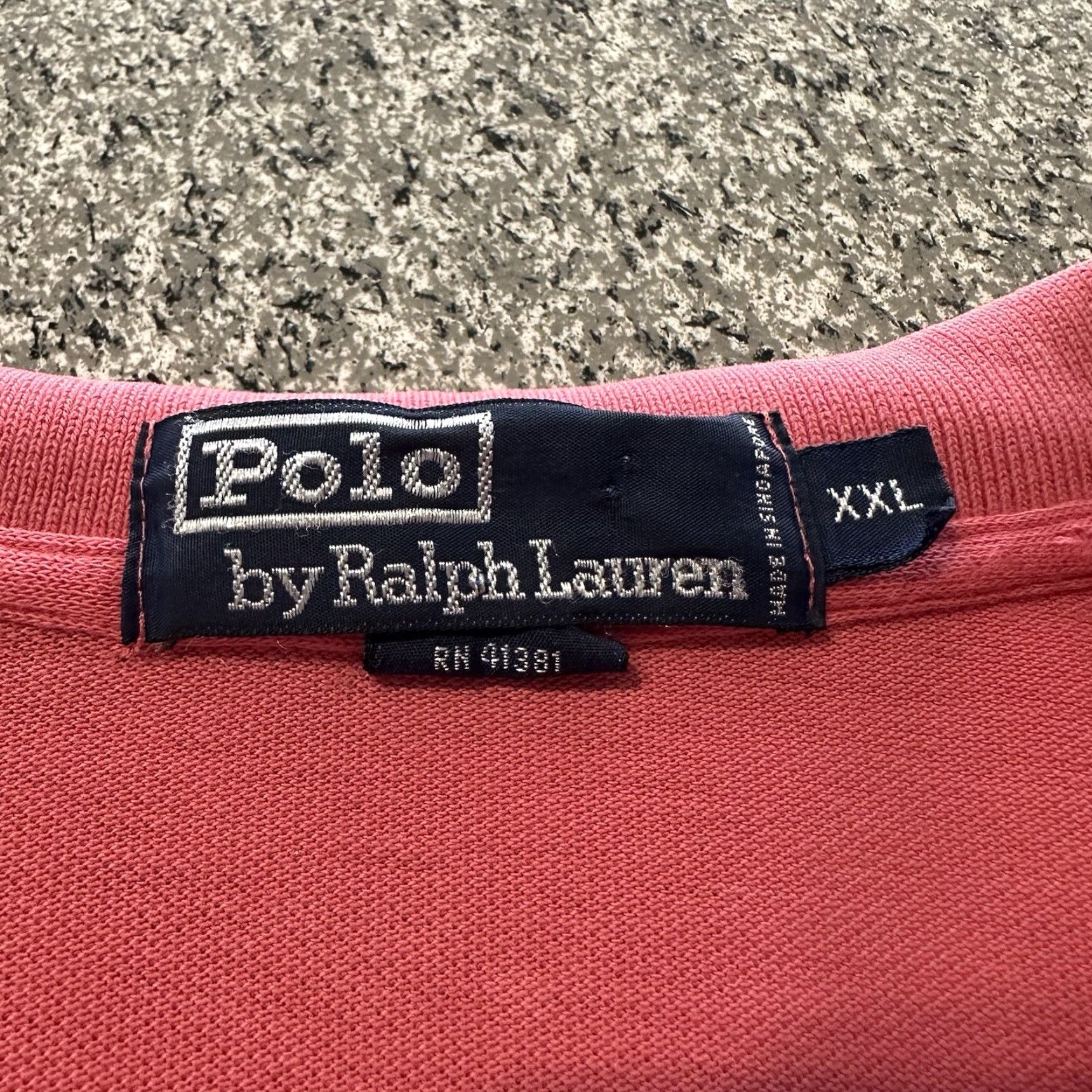 Polo Ralph Lauren Polo Ralph Lauren Polo Shirt Mens 2XL Pink Cotton Size US XXL / EU 58 / 5 - 6 Thumbnail