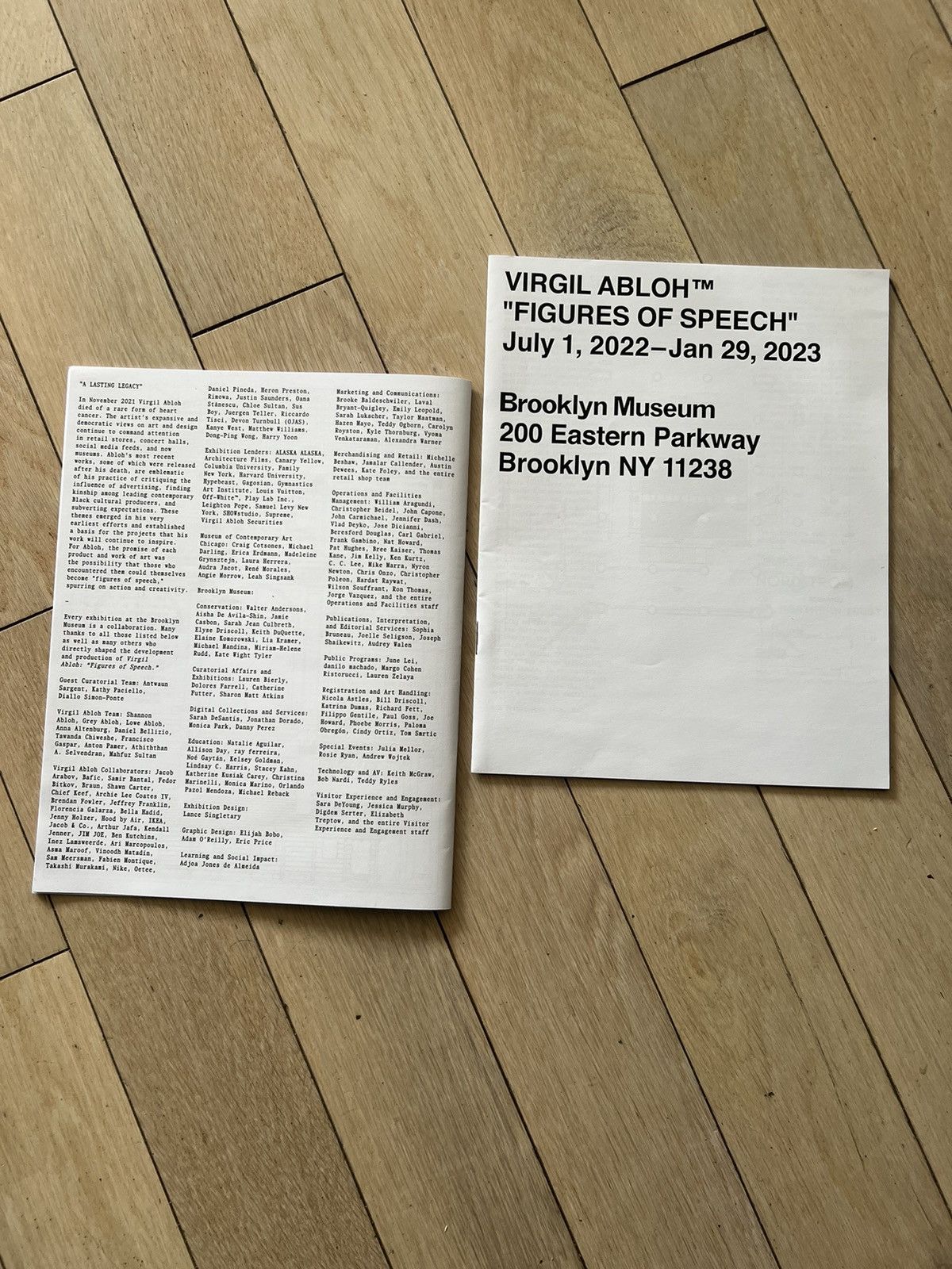 Virgil Abloh “Figures of Speech” Brooklyn Museum Size ONE SIZE - 4 Thumbnail