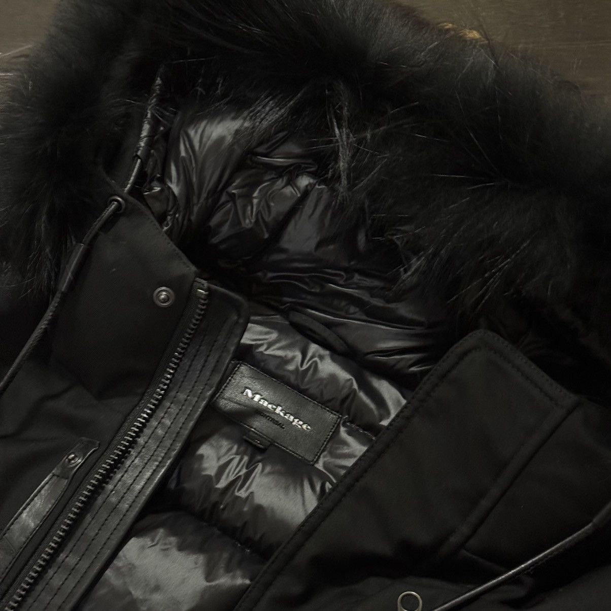 Mackage Mackage Mortiz Fur Lined Down Parka Black Size US M / EU 48-50 / 2 - 2 Thumbnail